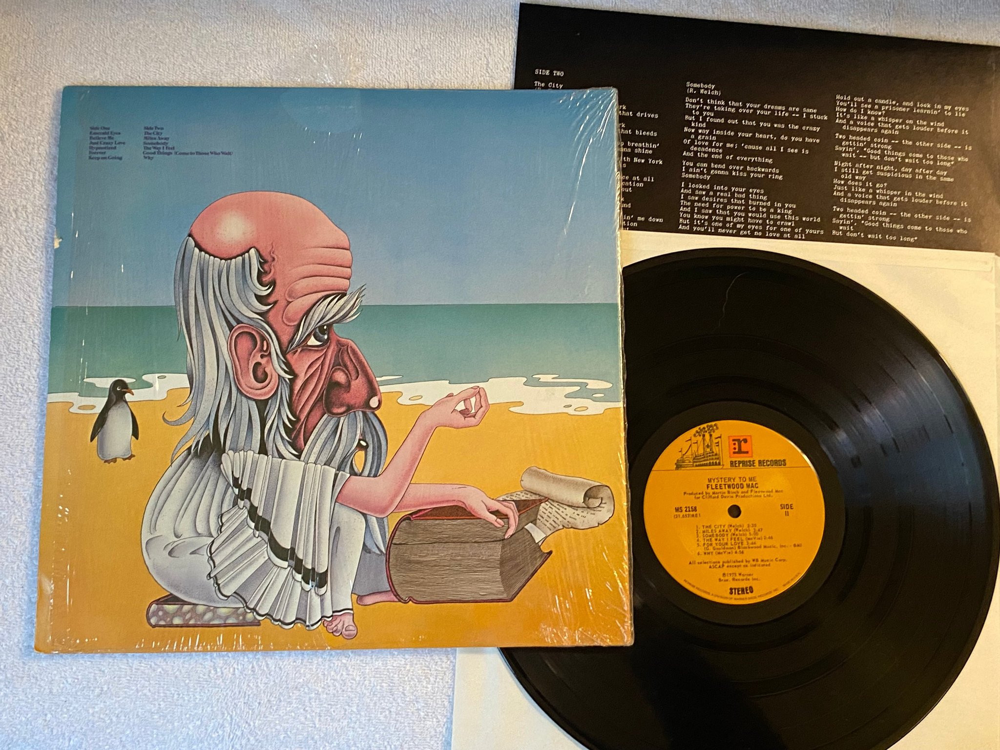 Omslagsbild för skivan FLEETWOOD MAC mystery to me LP -73 US REPRISE MS 2158