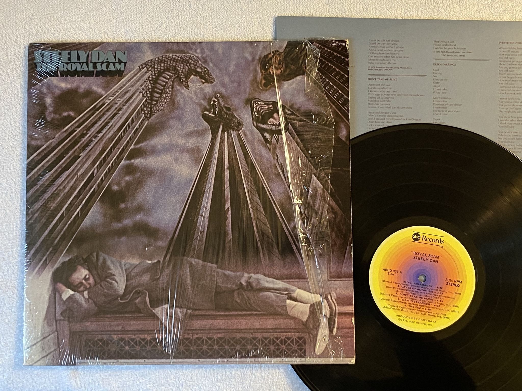 Omslagsbild för skivan STEELY DAN royal scam LP -76 US ABC ABCD-931