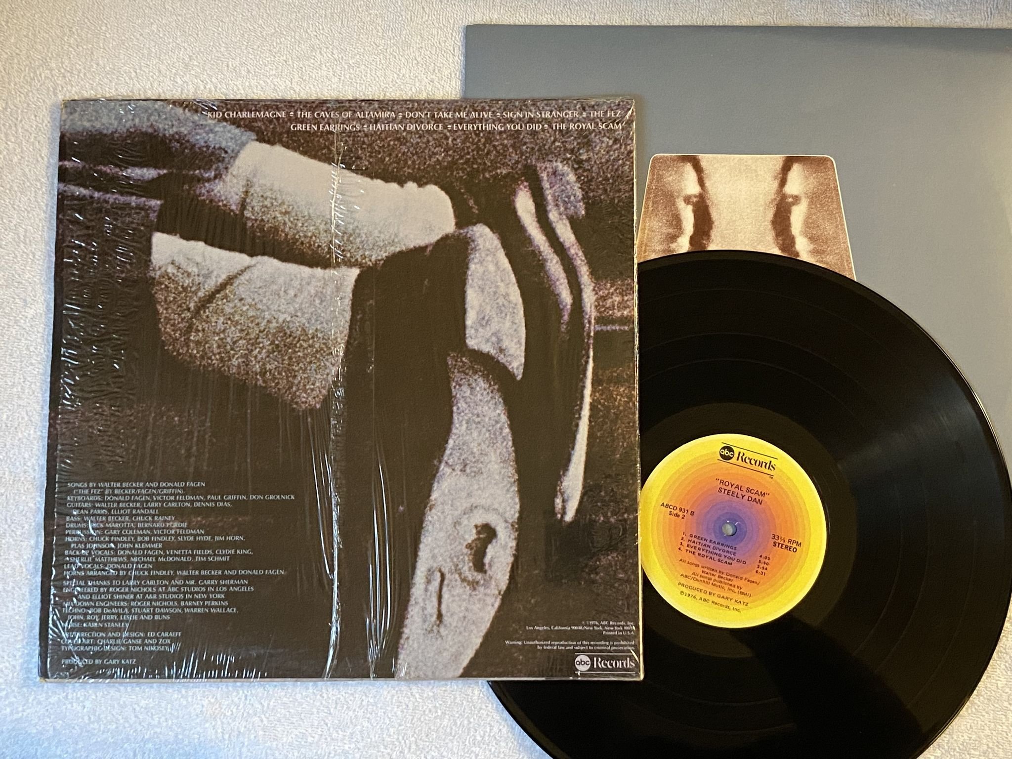 Omslagsbild för skivan STEELY DAN royal scam LP -76 US ABC ABCD-931