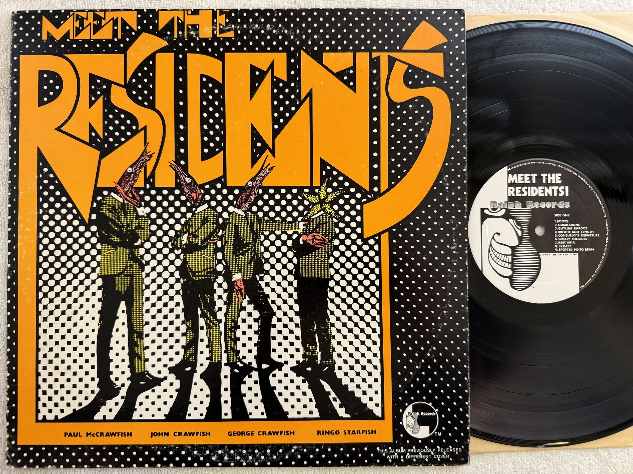Omslagsbild för skivan THE RESIDENTS Meet The Residents LP -77 US RALPH RECORDS RR0677
