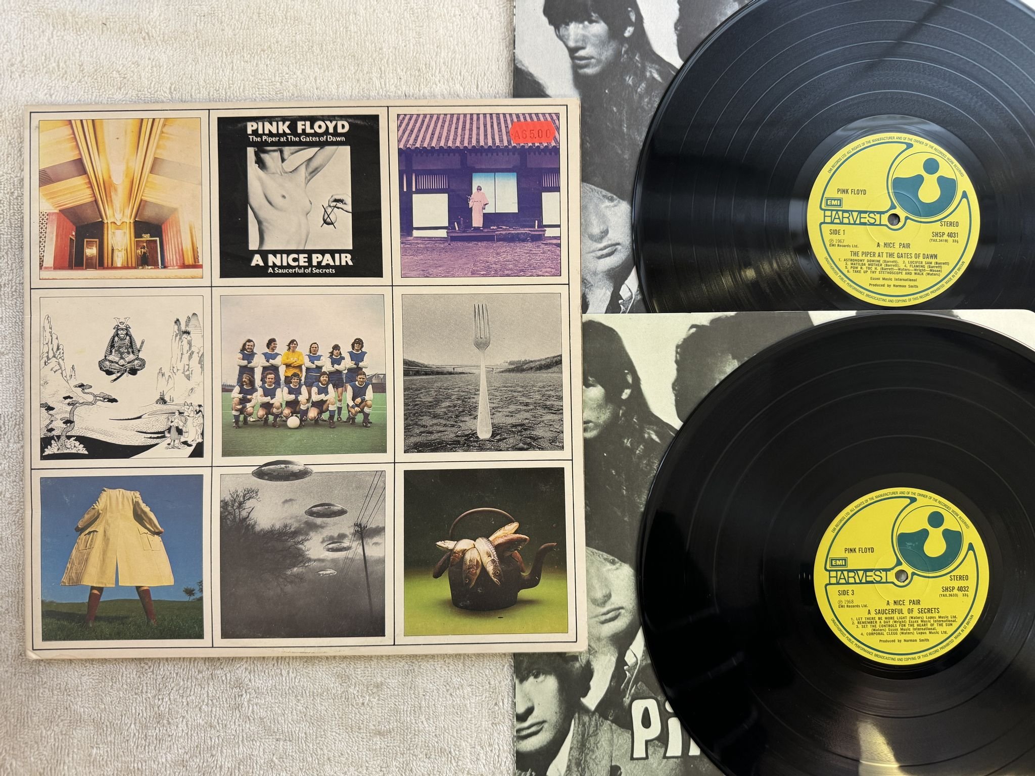 Omslagsbild för skivan PINK FLOYD a nice pair 2xLP UK HARVEST SHSP 4032