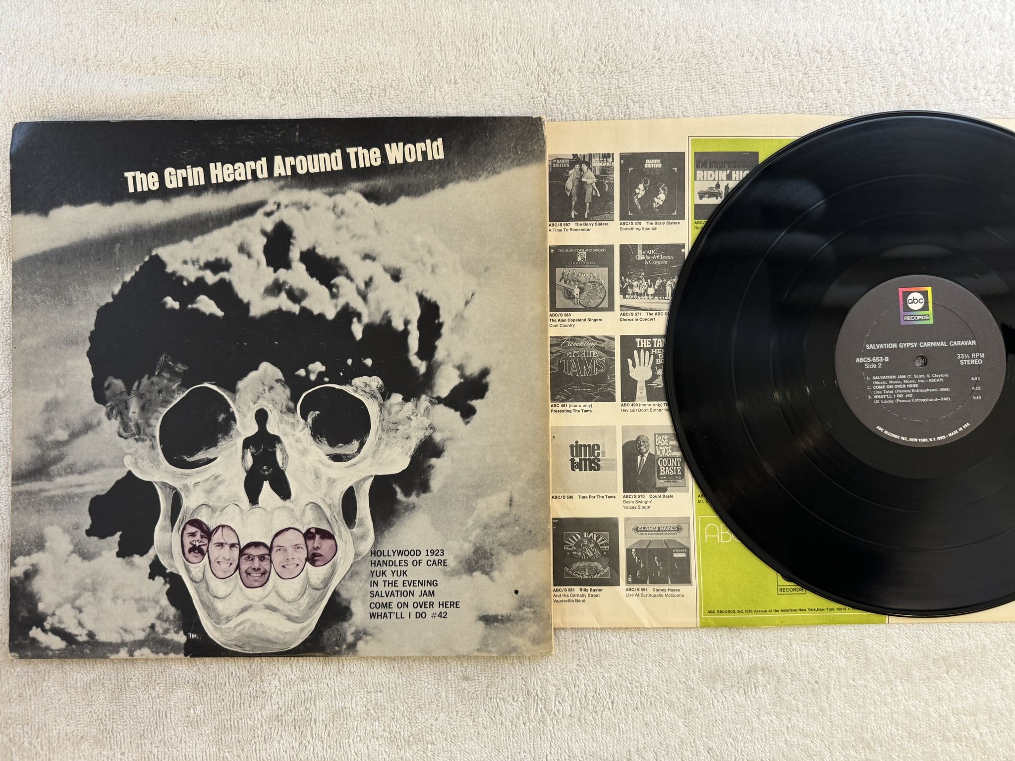 Omslagsbild för skivan SALVATION Gypsy Carnival Caravan LP -68 US abc ABCS 653 *** Psych ***