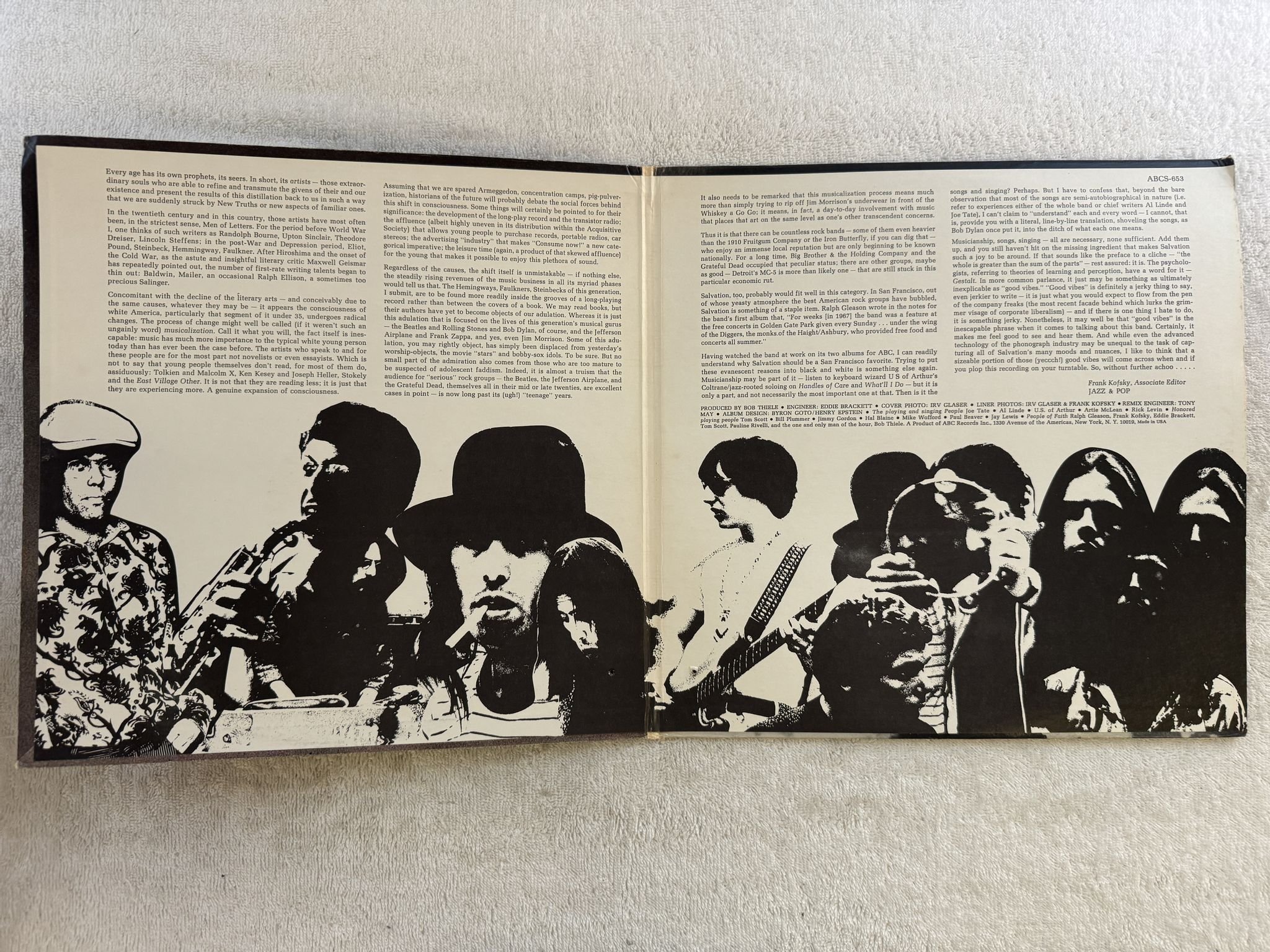 Omslagsbild för skivan SALVATION Gypsy Carnival Caravan LP -68 US abc ABCS 653 *** Psych ***