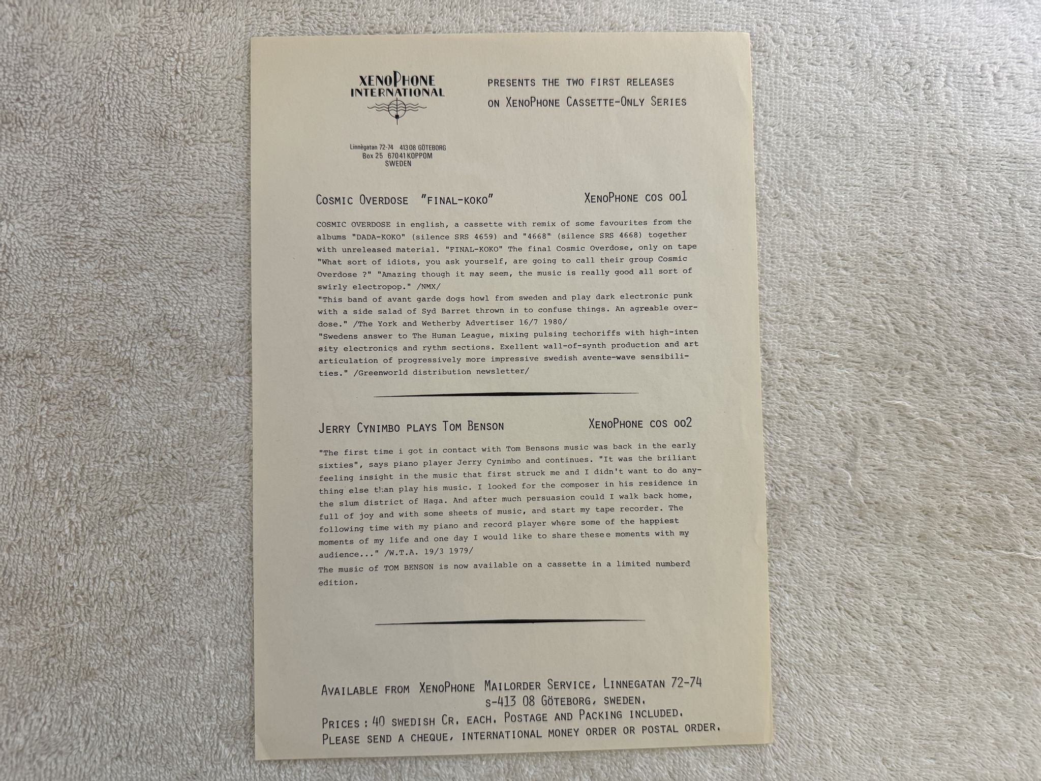 Omslagsbild för skivan TWICE A MAN music for girls LP -82 Swe SILENCE SRS 4678