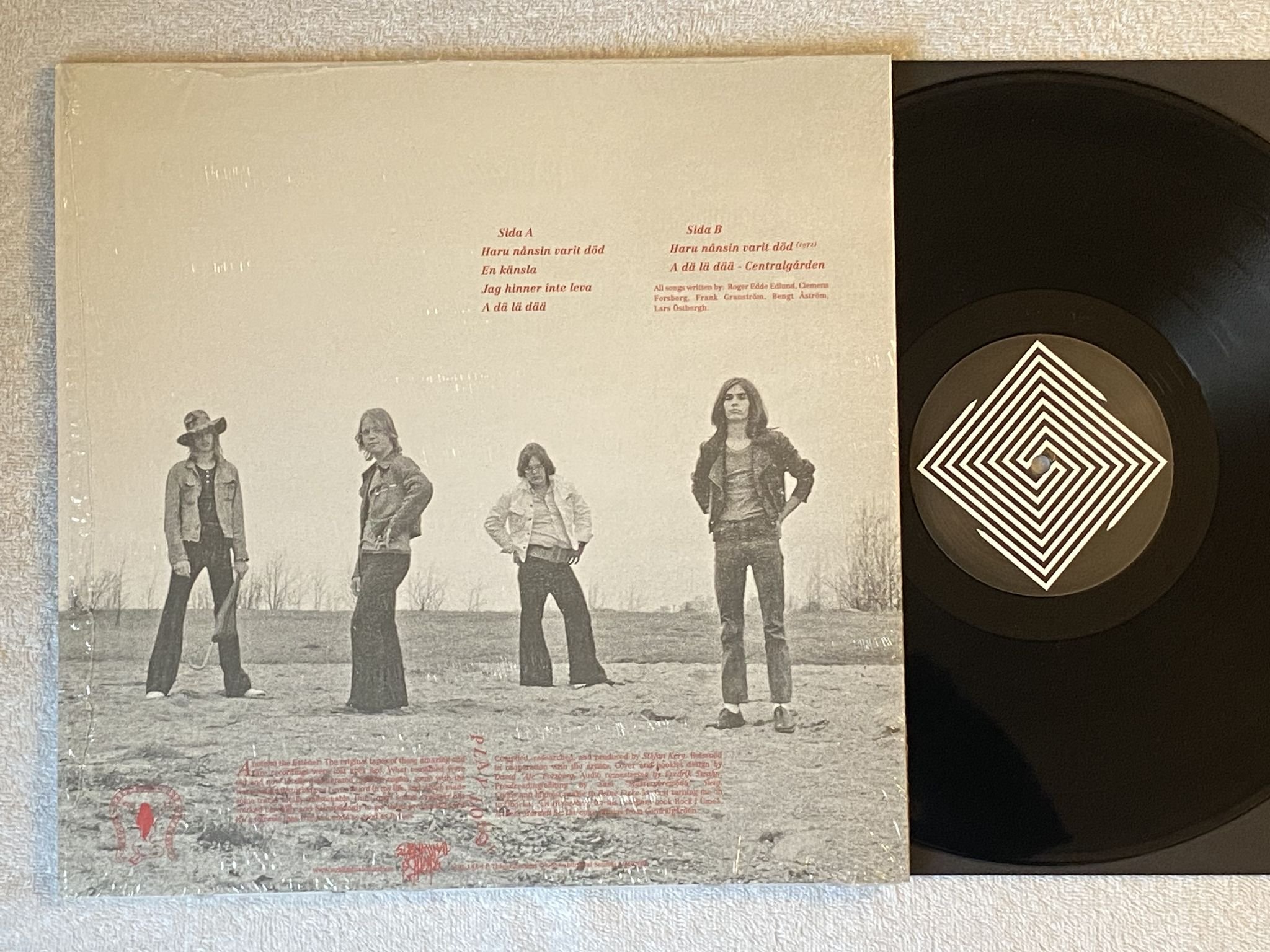 Omslagsbild för skivan ÖBACKA SÅGVÄRCK Haru Nånsin Varit Död LP 2023 SUBLIMINIAL SOUNDS SUB-148-LP