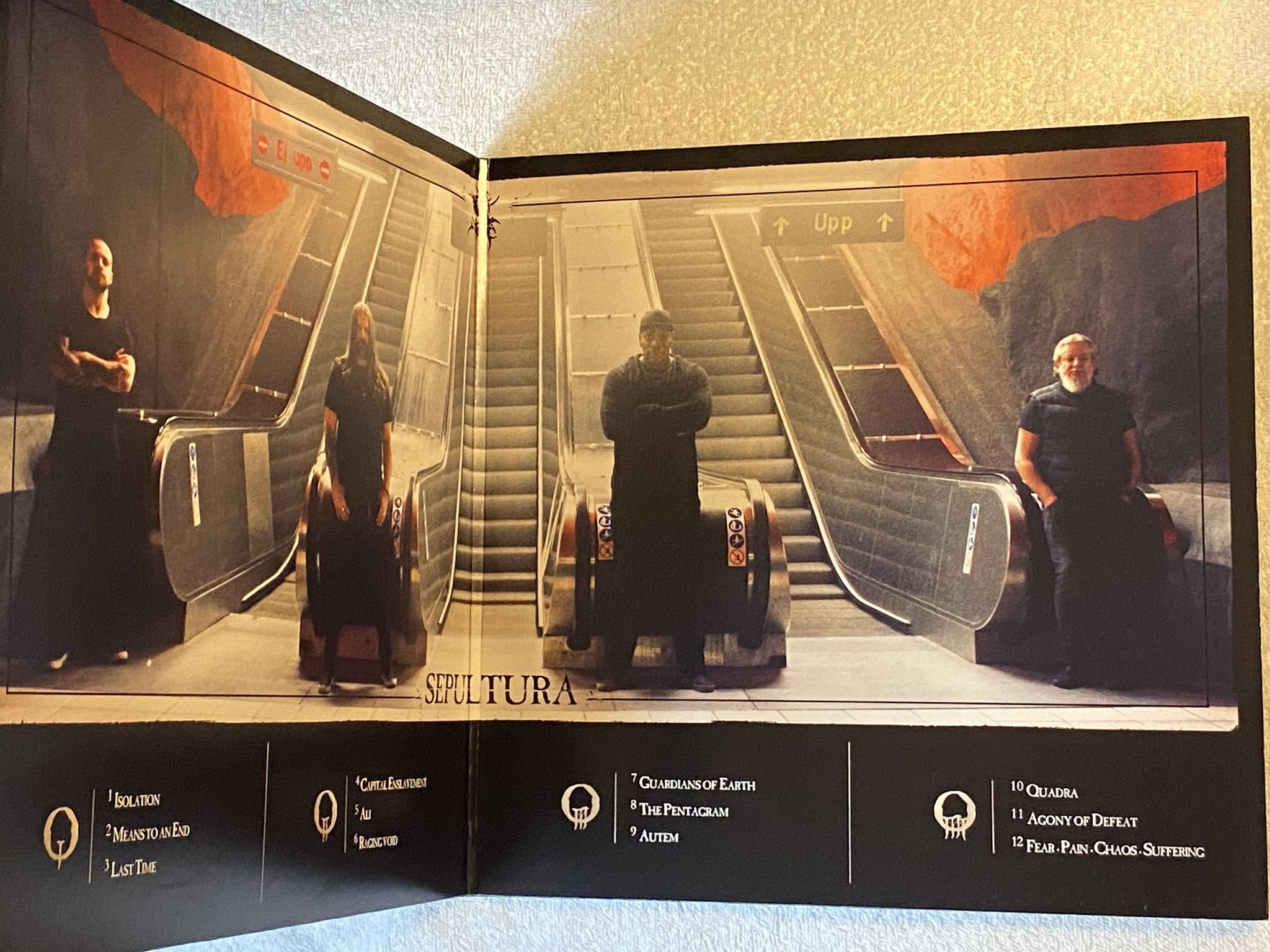 Omslagsbild för skivan SEPULTURA Quadra 2xLP 2020 NUCLEAR BLAST 27361 51574 ** Picture Disc **