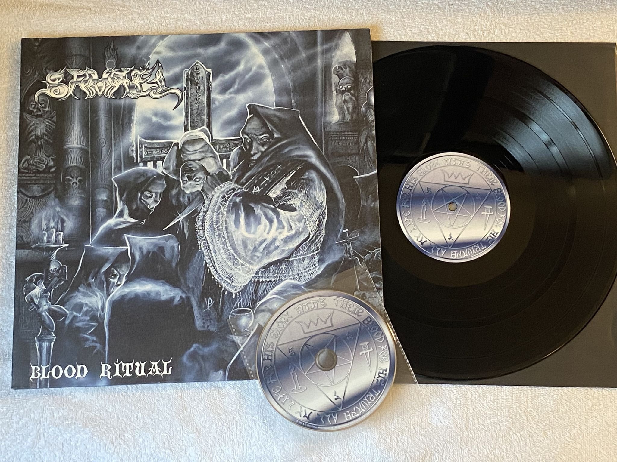 Omslagsbild för skivan SAMAEL blood ritual LP + cd 2017 CENTURY MEDIA 88985452361 ** Black Metal **