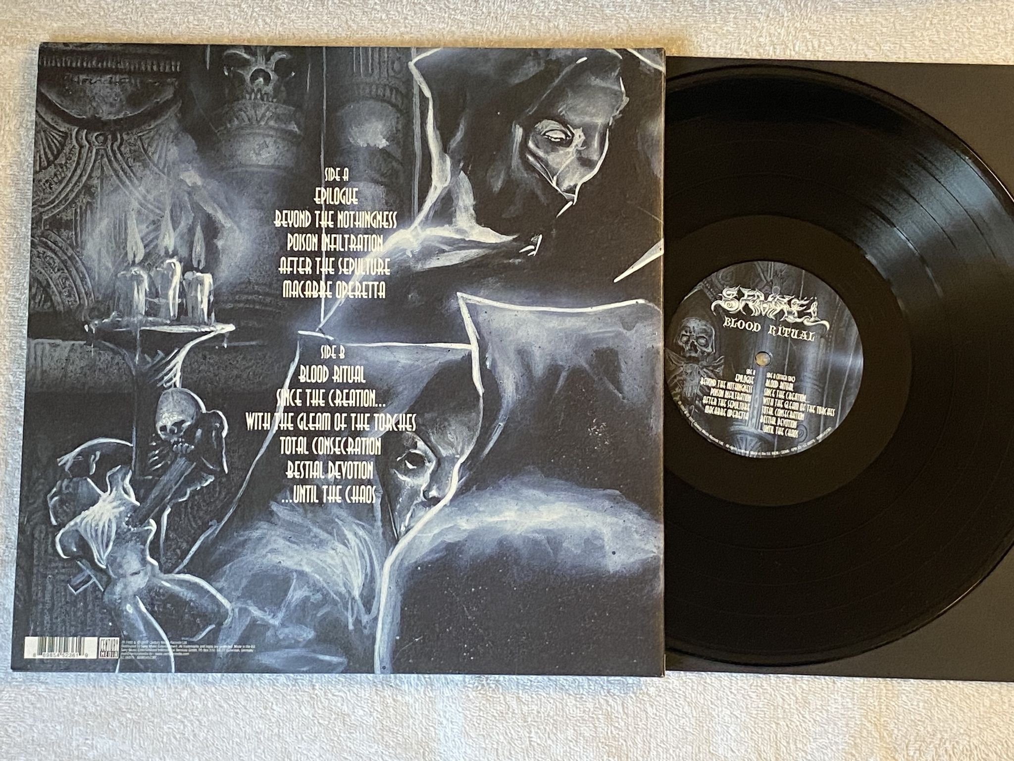 Omslagsbild för skivan SAMAEL blood ritual LP + cd 2017 CENTURY MEDIA 88985452361 ** Black Metal **