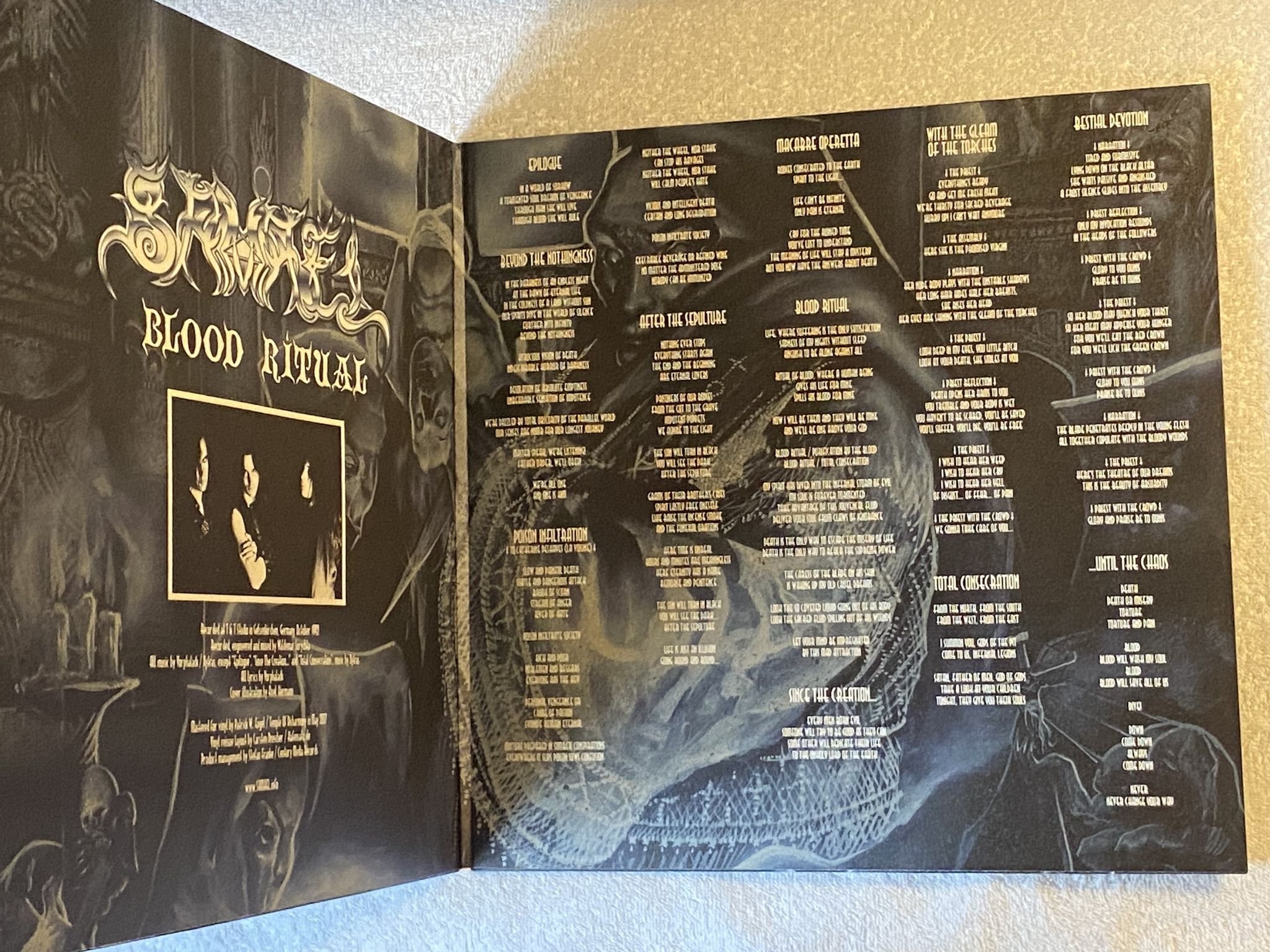 Omslagsbild för skivan SAMAEL blood ritual LP + cd 2017 CENTURY MEDIA 88985452361 ** Black Metal **