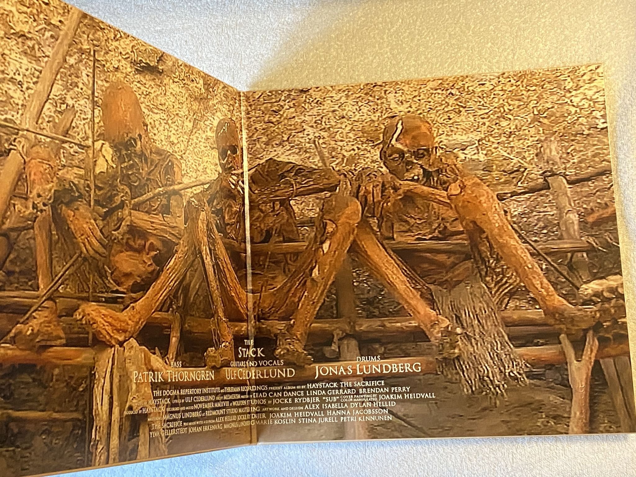 Omslagsbild för skivan HAYSTACK The Sacrifice LP 2019 THREEMAN RECORDINGS TRE033LP