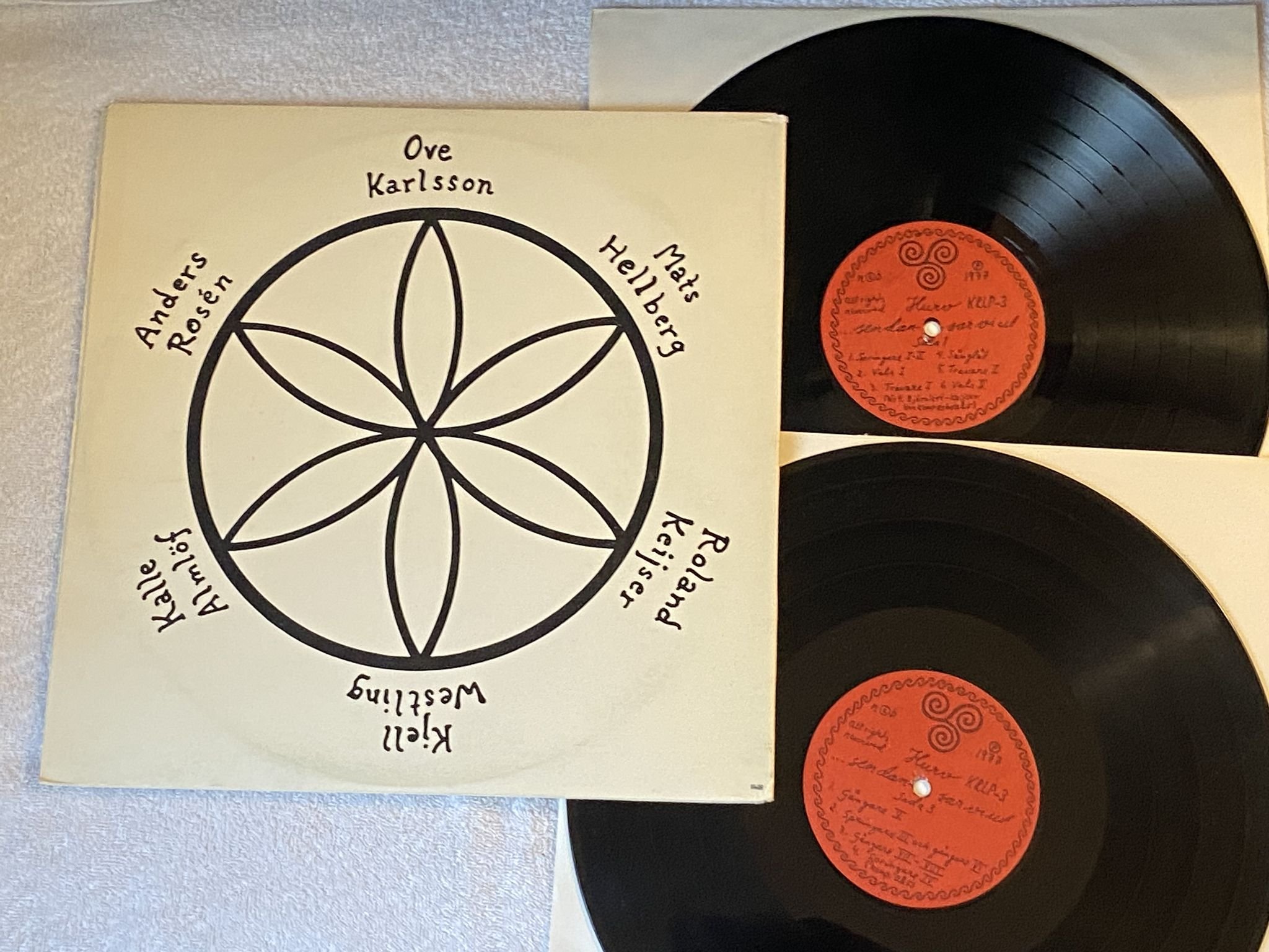 Omslagsbild för skivan ARBETE OCH FRITID ...Sen Dansar Vi Ut 2xLP -77 Swe HURV KRLP-3