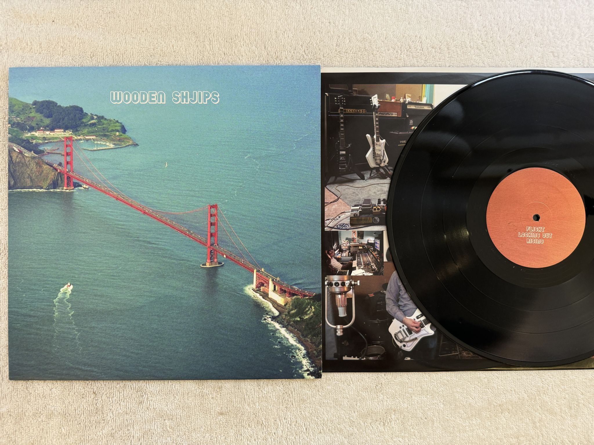 Omslagsbild för skivan WOODEN SHJIPS west LP 2011 THRILL JOCKEY THRILL 279 ** PSYCH ROCK **