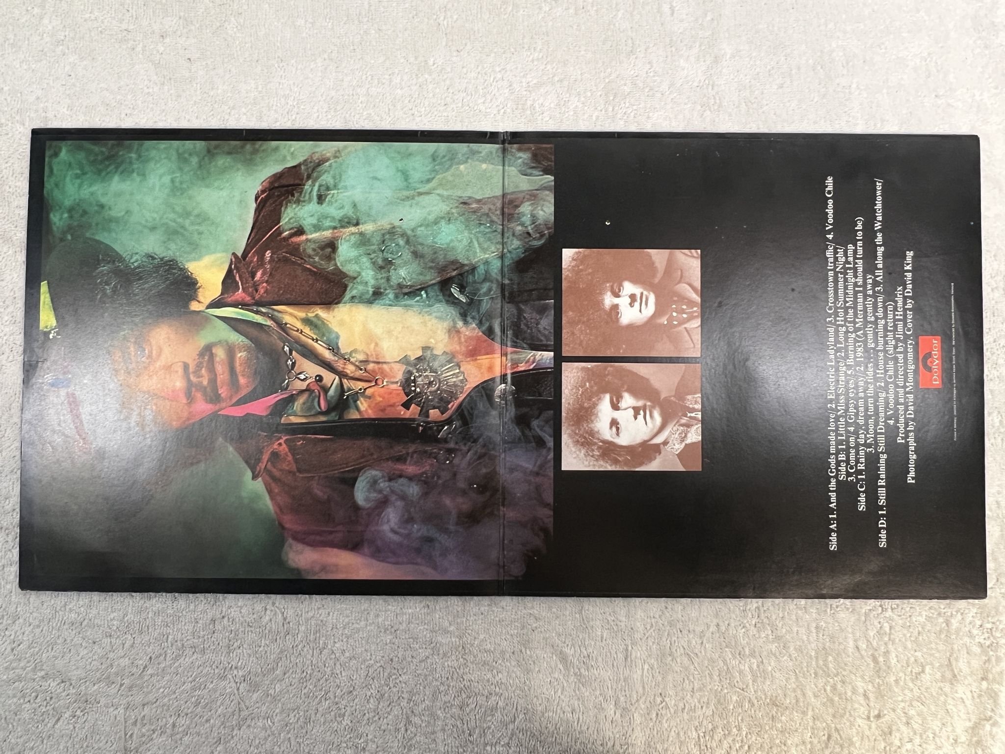 Omslagsbild för skivan THE JIMI HENDRIX EXPERIENCE electric ladyland 2xLP re Ger POLYDOR 2612002