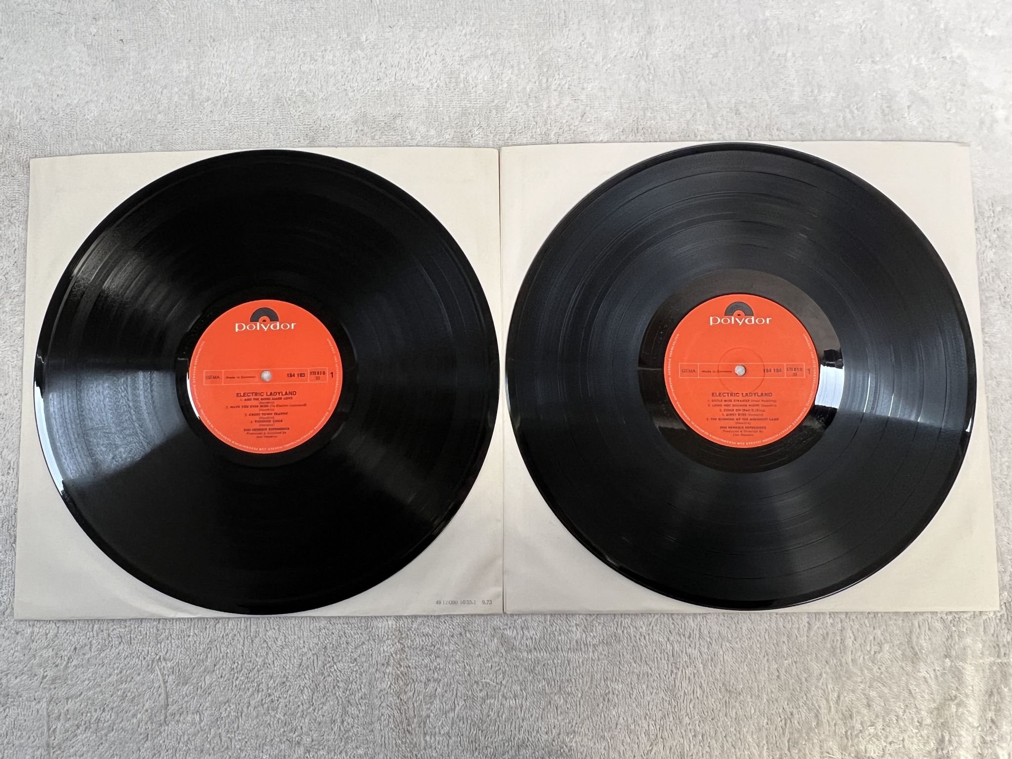 Omslagsbild för skivan THE JIMI HENDRIX EXPERIENCE electric ladyland 2xLP re Ger POLYDOR 2612002