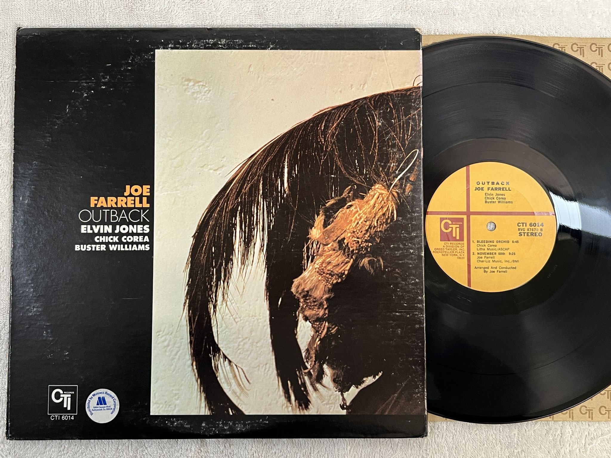 Omslagsbild för skivan JOE FARRELL outback LP -72 US CTI CTI 6014