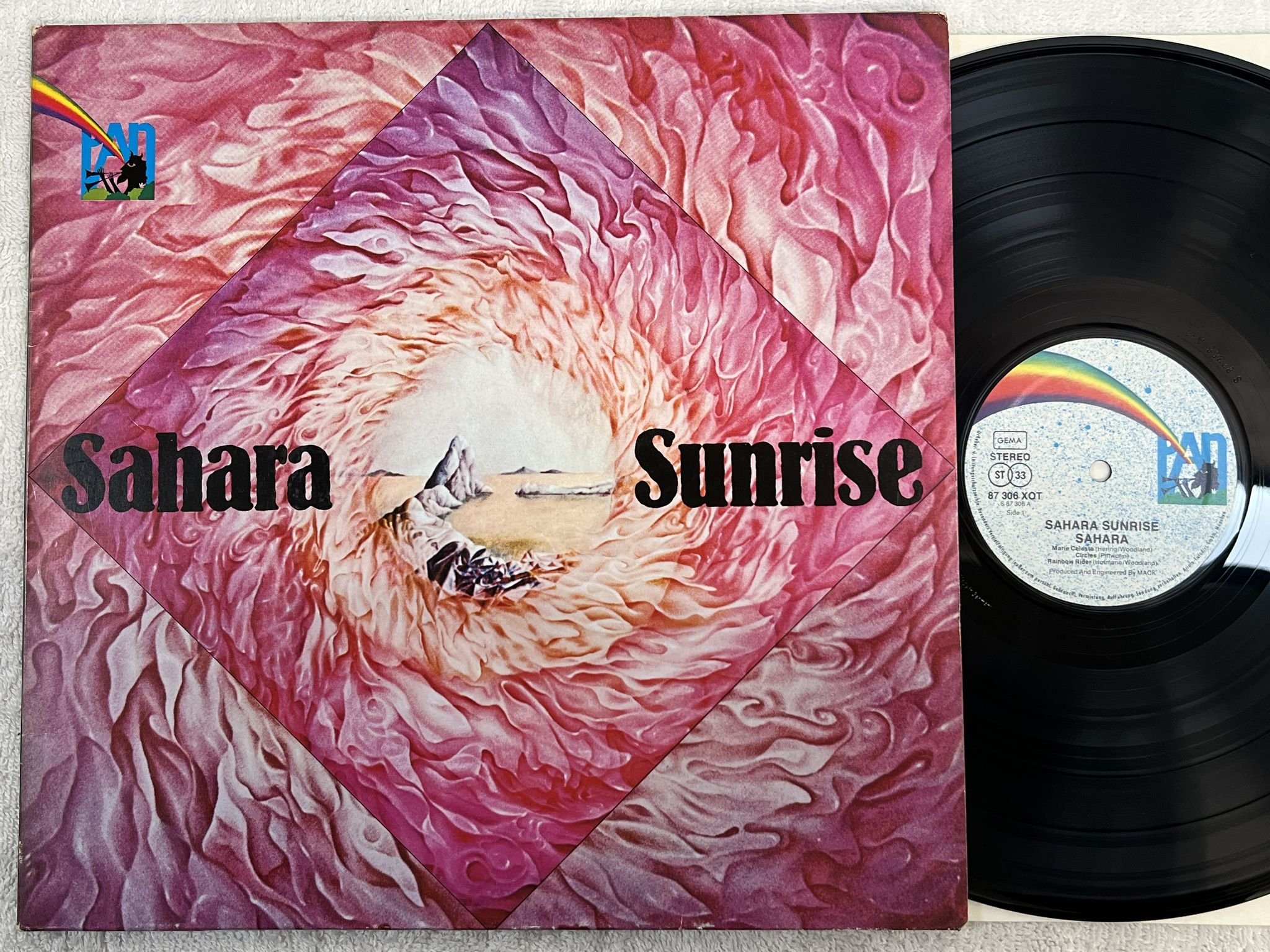 Omslagsbild för skivan SAHARA sahara sunrise LP Ger PAN 87 306 XOT