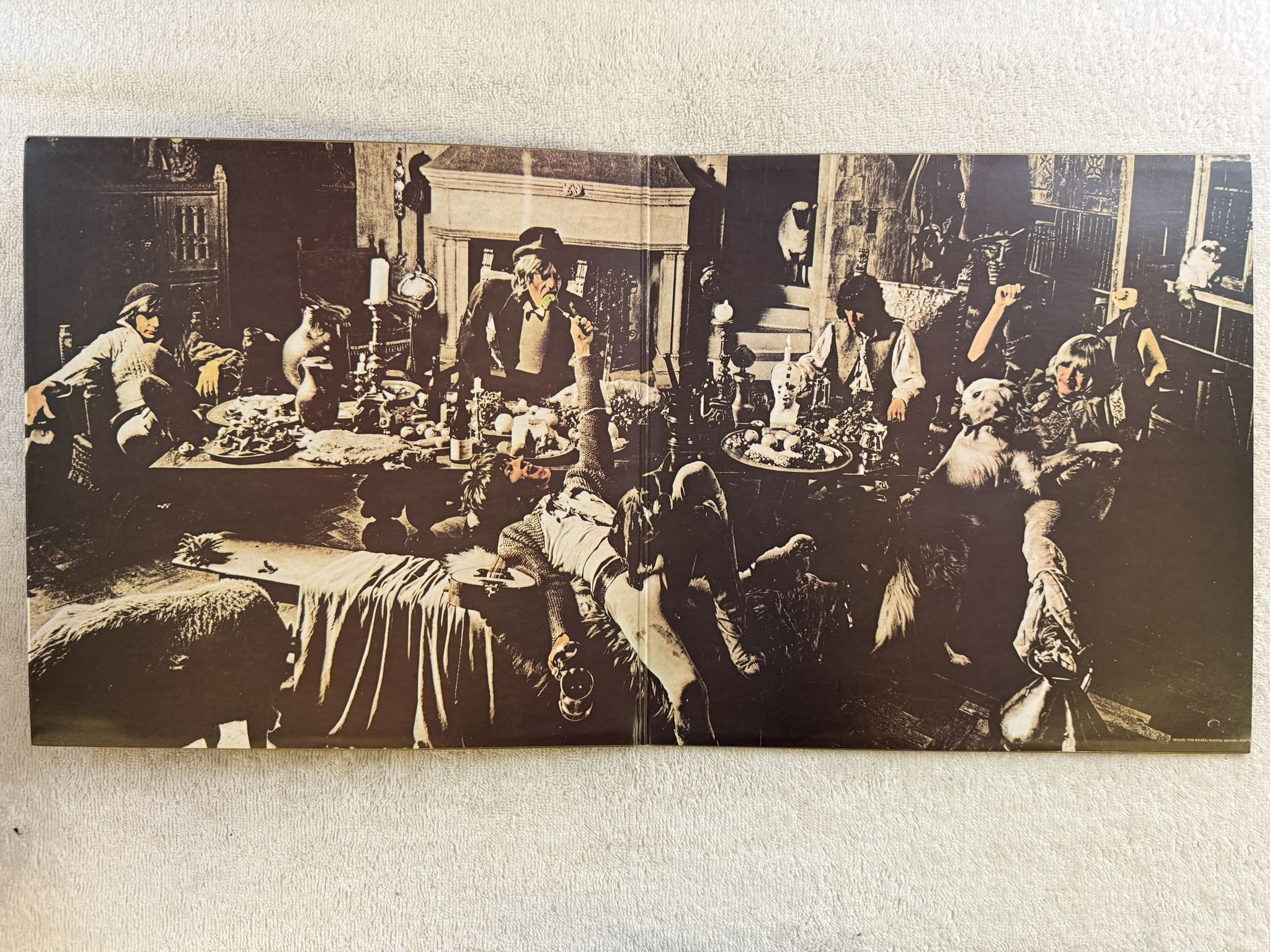 Omslagsbild för skivan ROLLING STONES beggars banquet LP UK DECCA SKL 4955