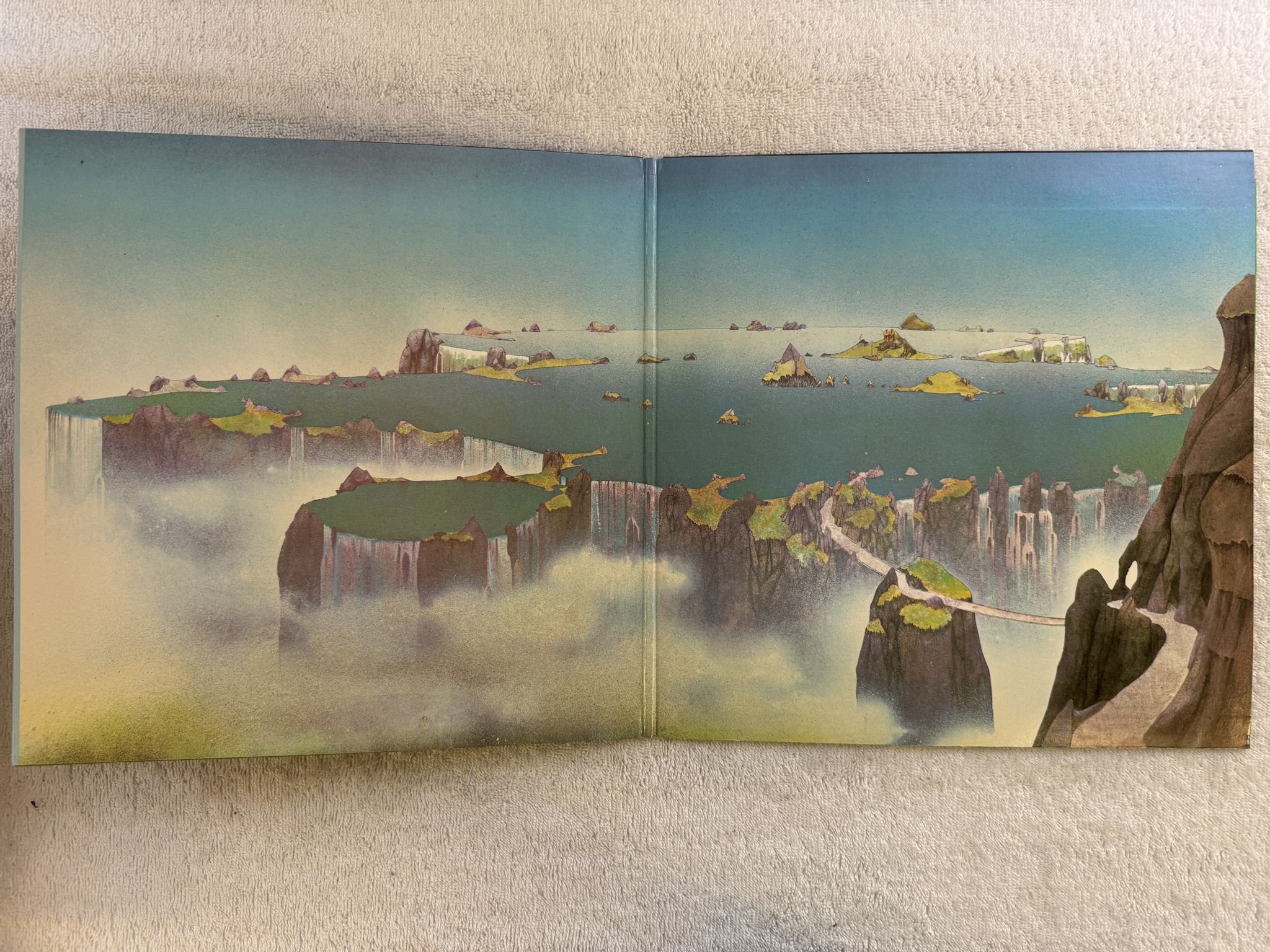 Omslagsbild för skivan YES close to the edge LP -72 US ATLANTIC SD 19133