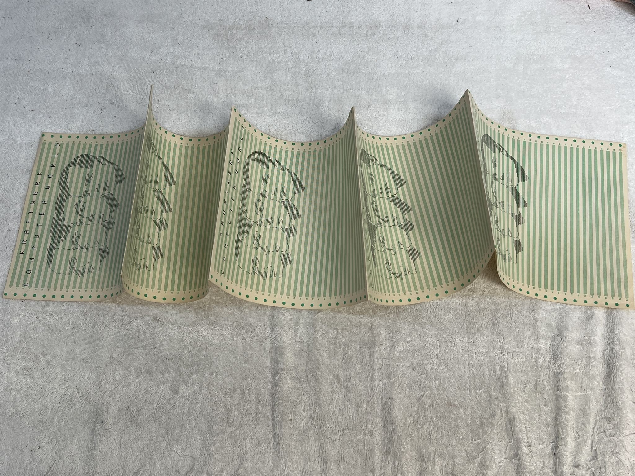 Omslagsbild för skivan KRAFTWERK computer world LP -81 Hol EMI 1A 062-64370