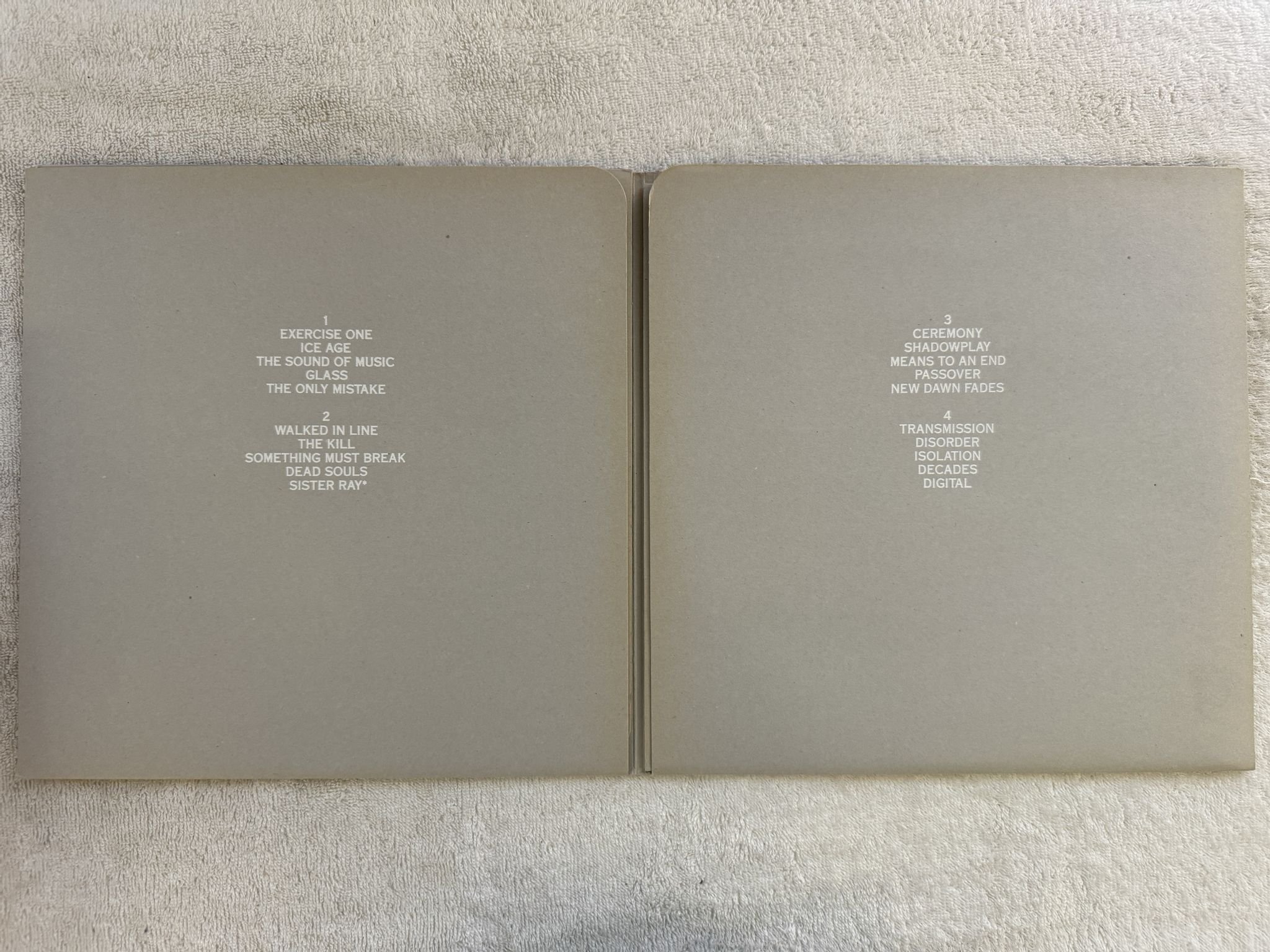 Omslagsbild för skivan JOY DIVISION Still 2xLP -81 UK FACTORY FACT 40