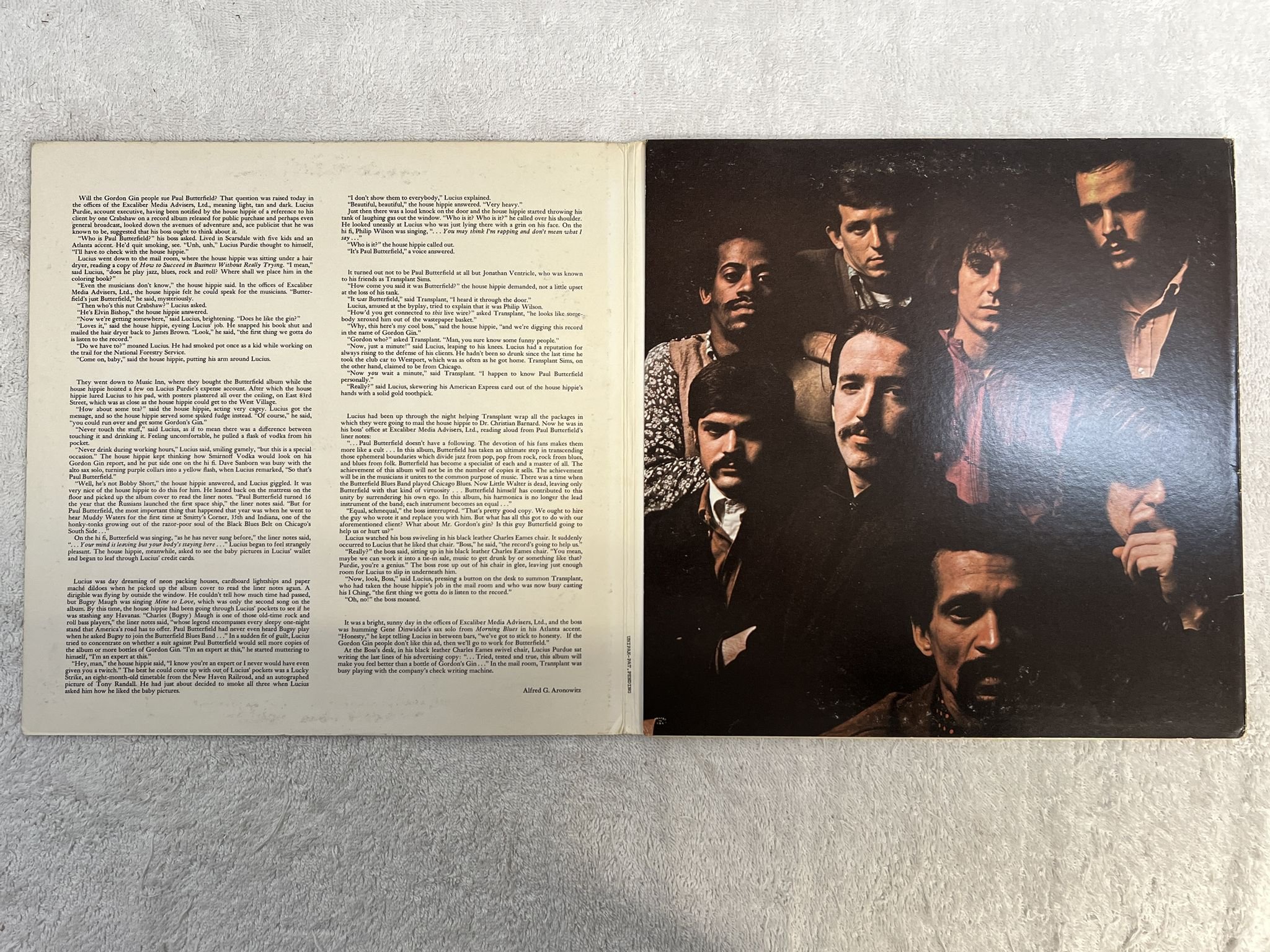 Omslagsbild för skivan BUTTERFIELD BLUES BAND in my own dream LP US ELEKTRA EKS 74025