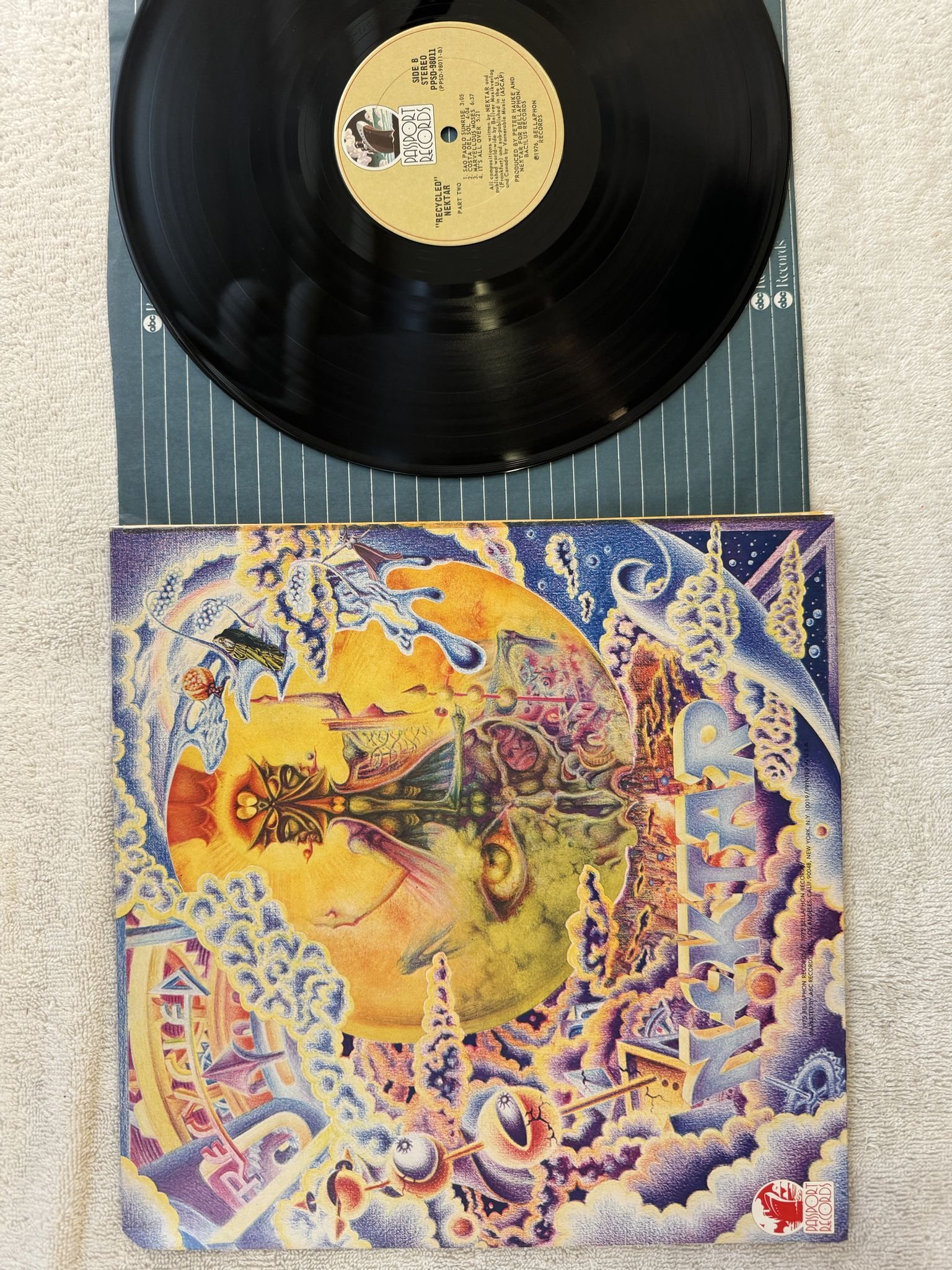Omslagsbild för skivan NEKTAR recycled LP -76 US PASSPORT PPSD 98011