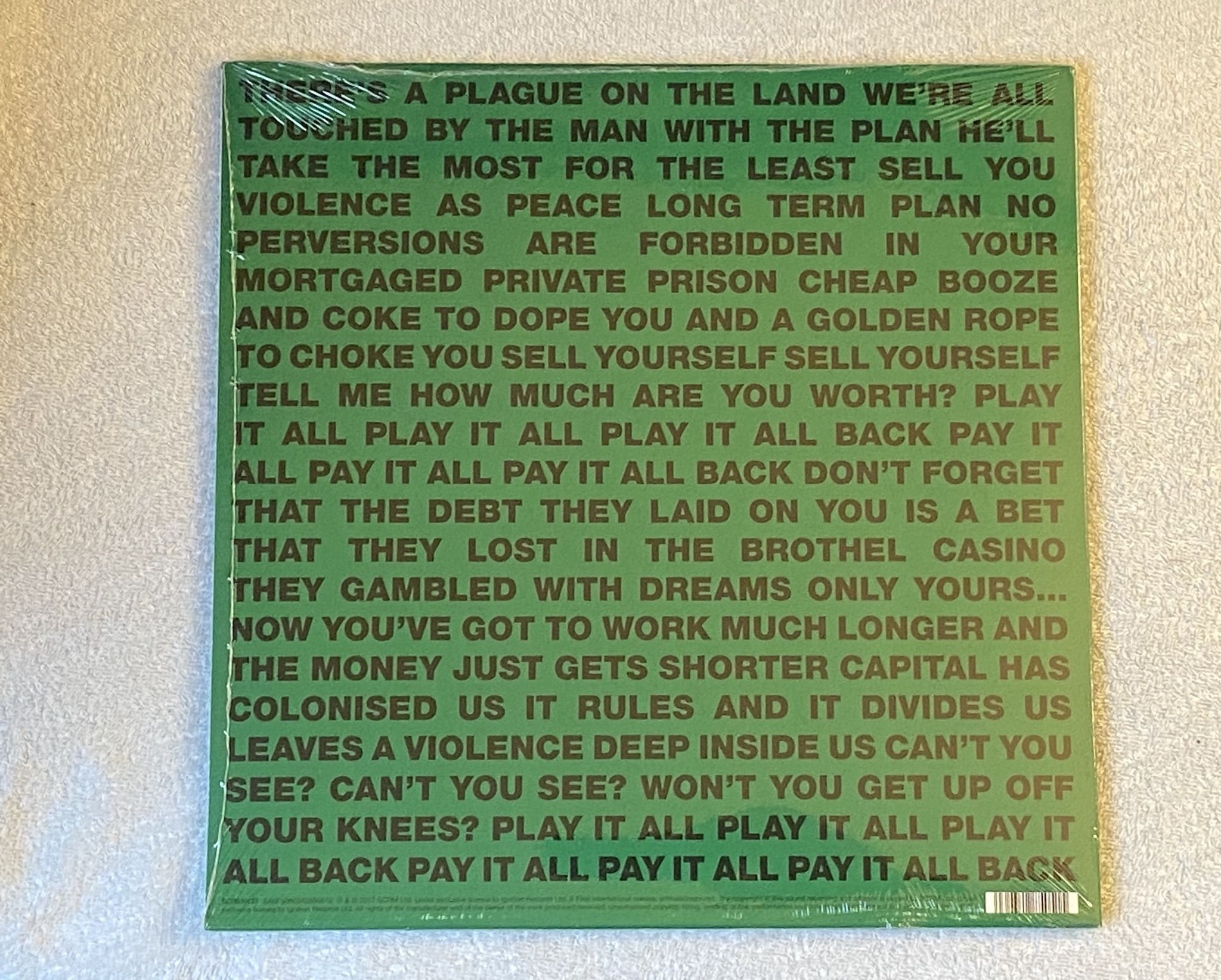 Omslagsbild för skivan PRIMAL SCREAM mixomatosis 12"ep 2017 RSD FIRST INTERNATIONAL SCRM013T sealed