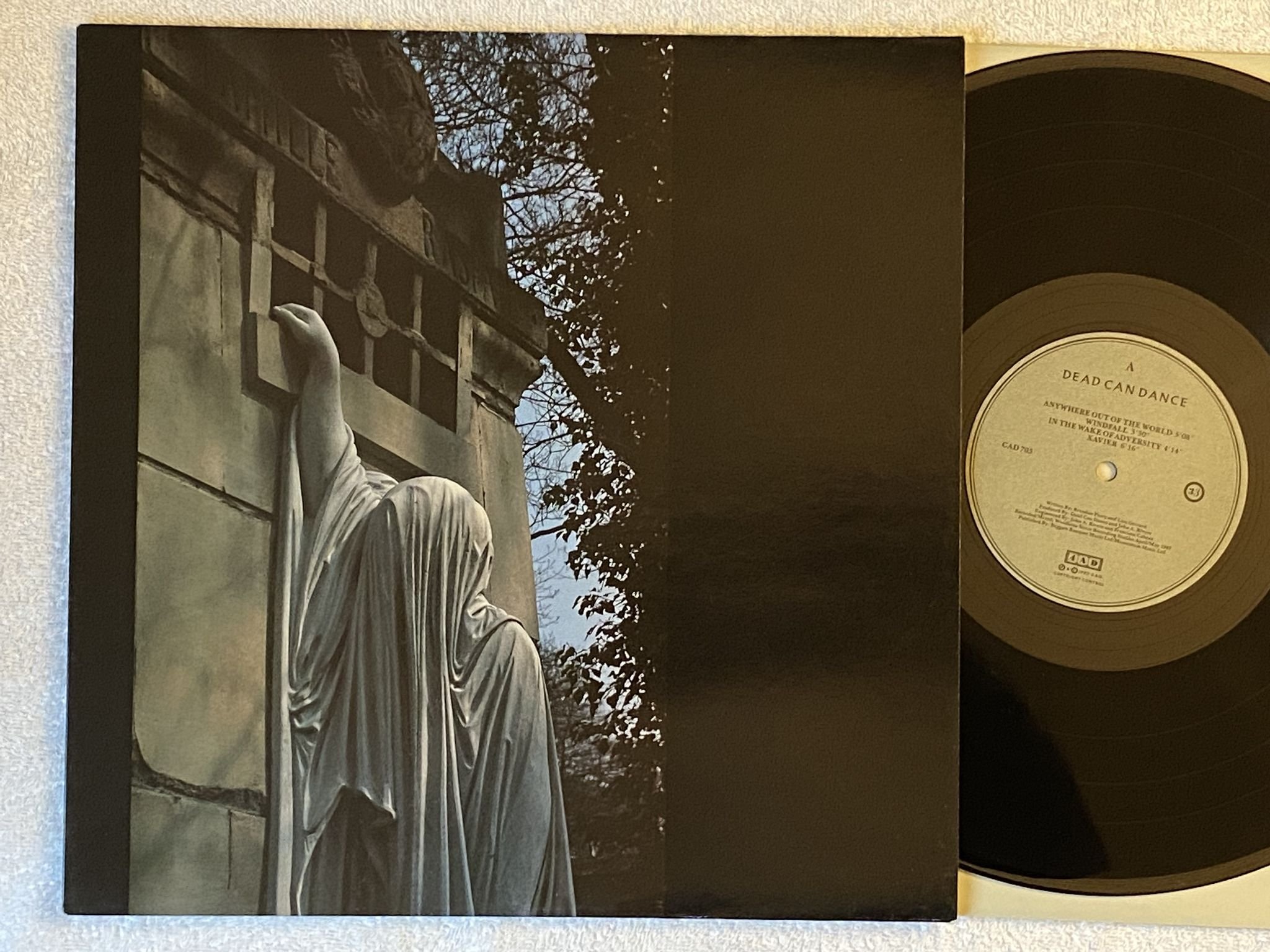 Omslagsbild för skivan DEAD CAN DANCE Within The Realm Of A Dying Sun LP -87 UK 4AD CAD 705