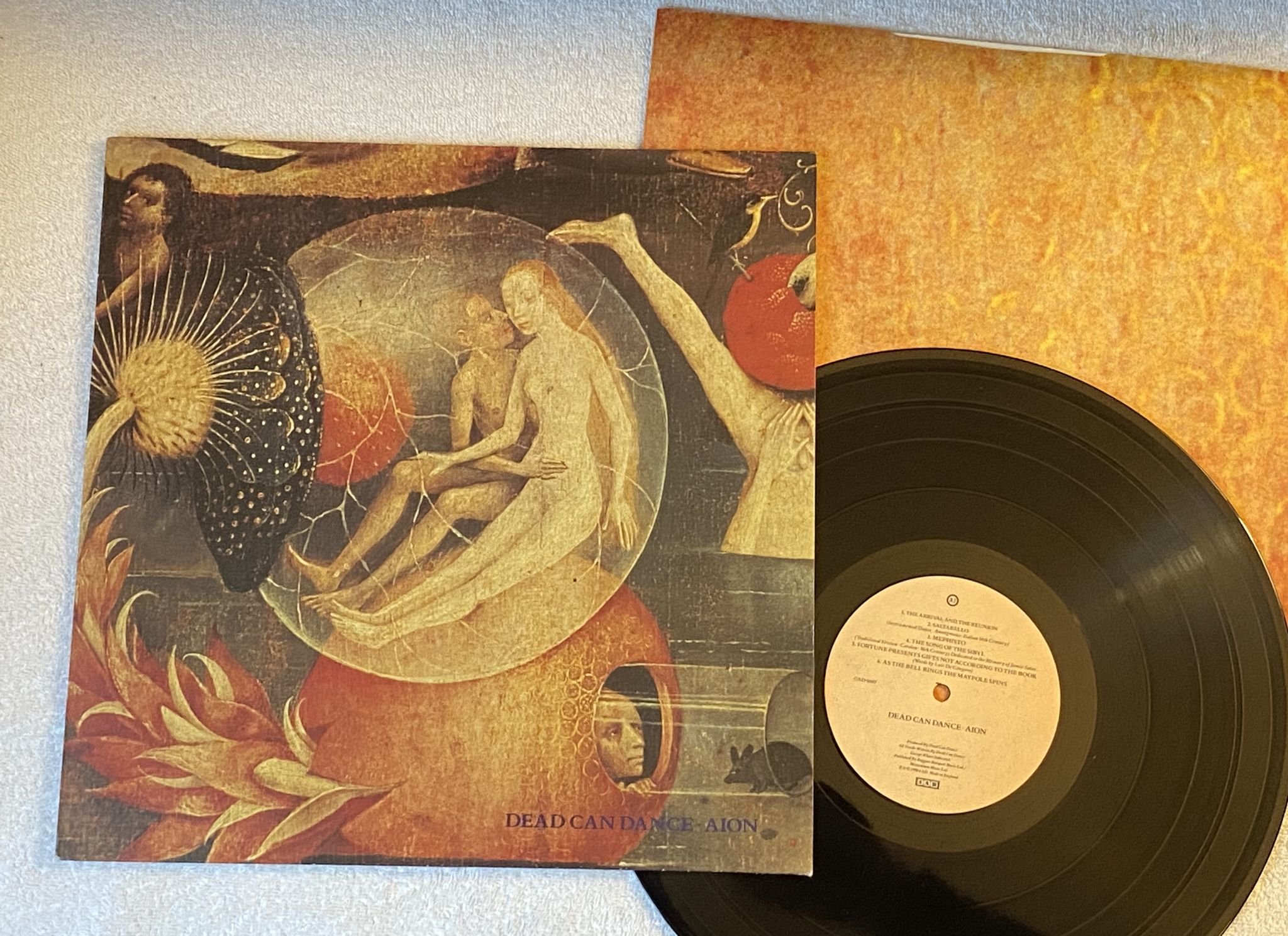 Omslagsbild för skivan DEAD CAN DANCE Aion LP -90 UK 4AD CAD 0007