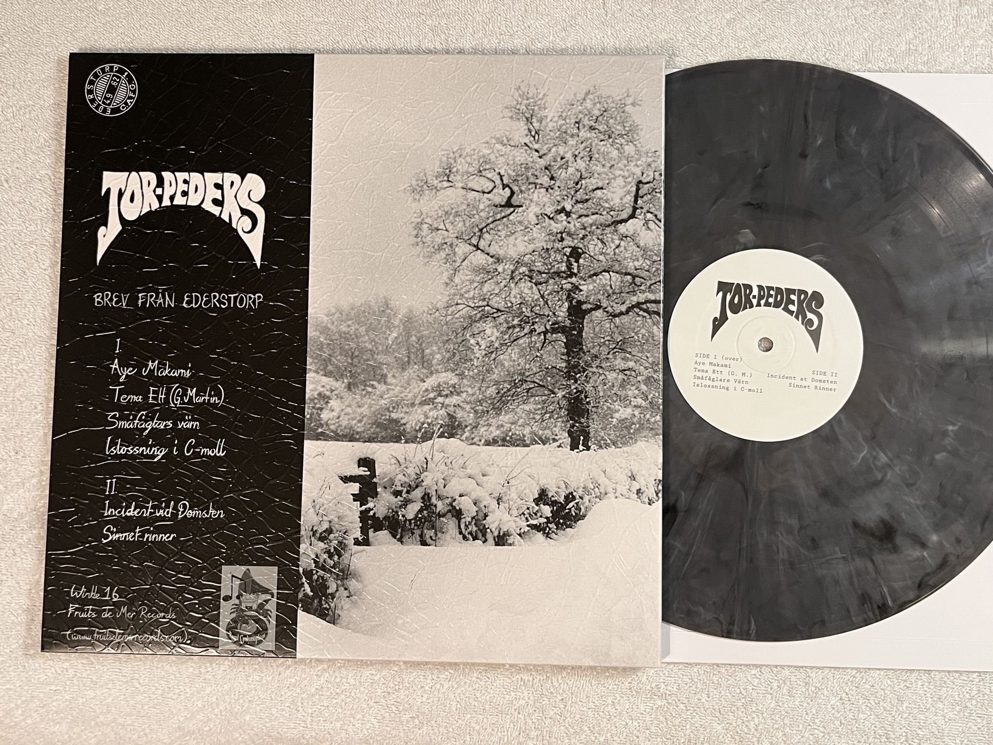 Omslagsbild för skivan TOR-PEDERS Brev Från Ederstorp LP + 7" REGAL CRABOMOPHONE ** Rare psych/prog **