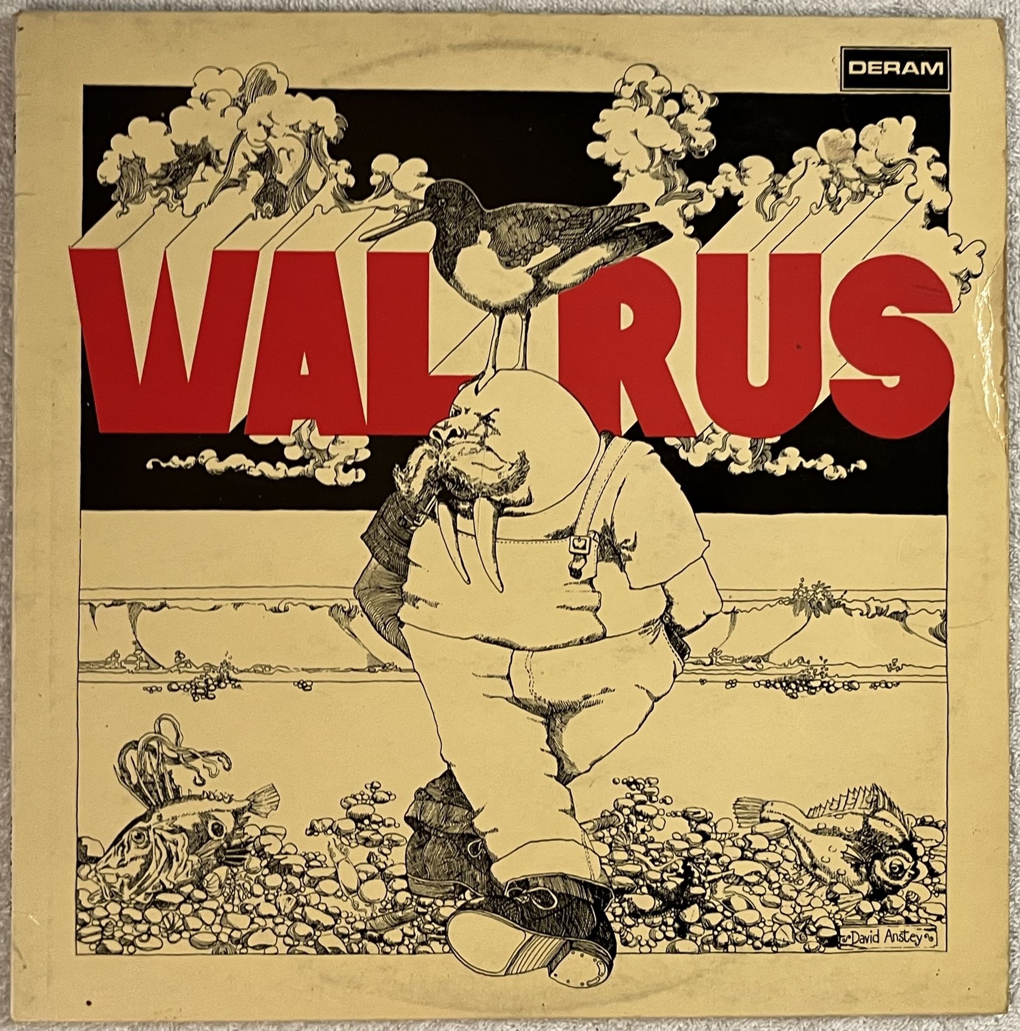 Omslagsbild för skivan WALRUS s/t LP -70 UK DERAM SML 1072 *** RARE PROG ***