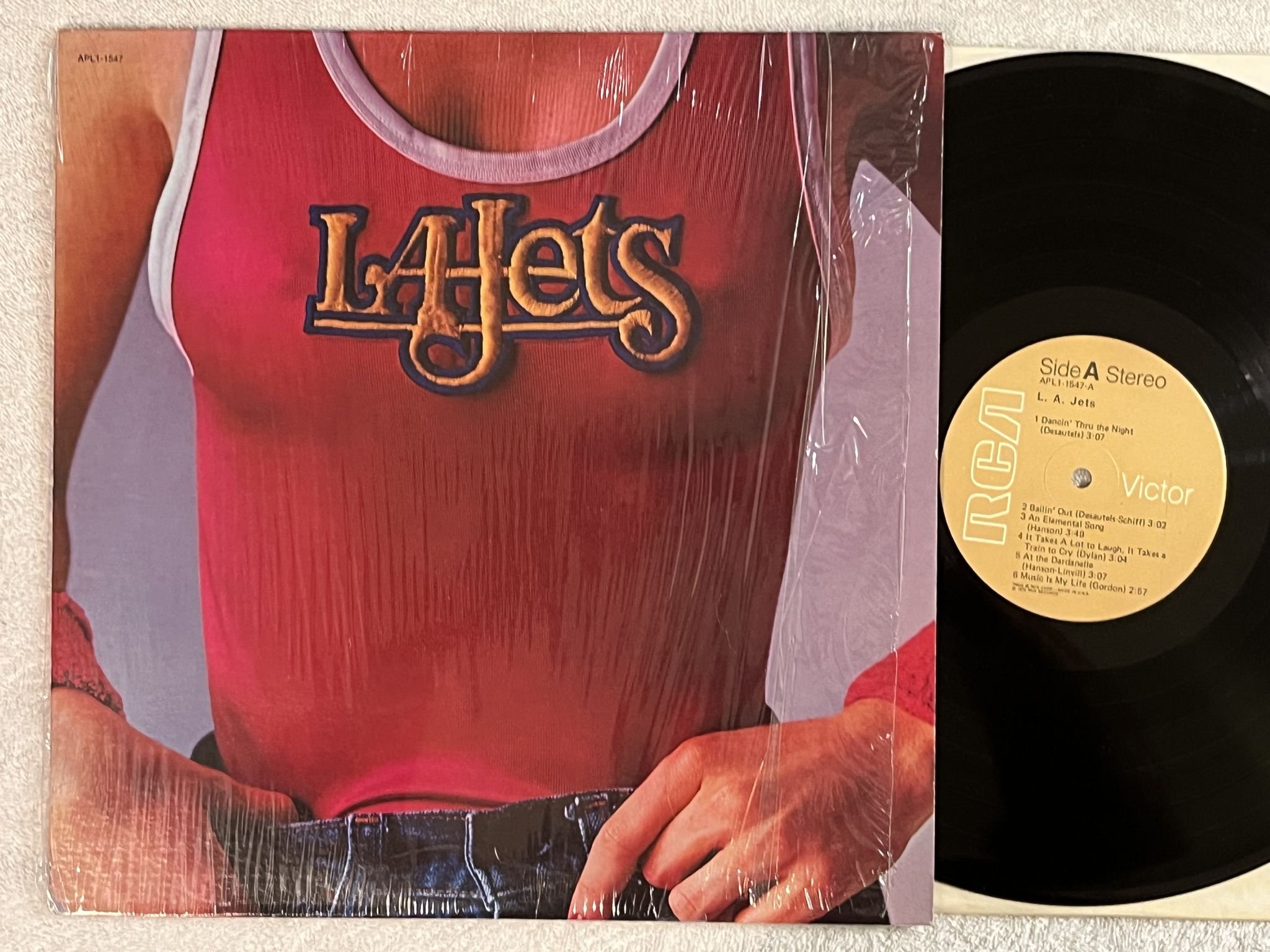 Omslagsbild för skivan LA JETS L. A. Jets LP -76 US RCA APL1-1547