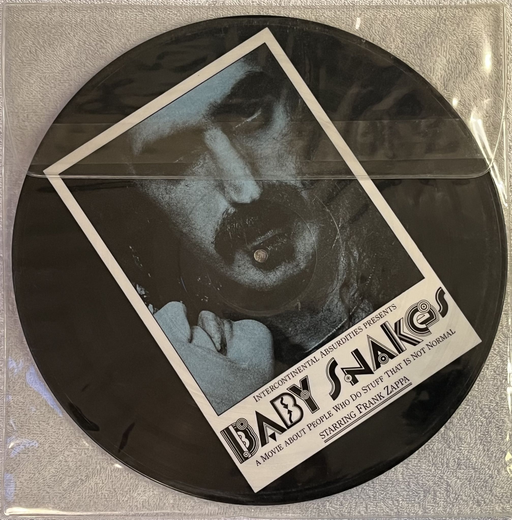 Omslagsbild för skivan FRANK ZAPPA Baby Snakes LP Picture disc -83 US BARKING PUMPKIN BPR 1115