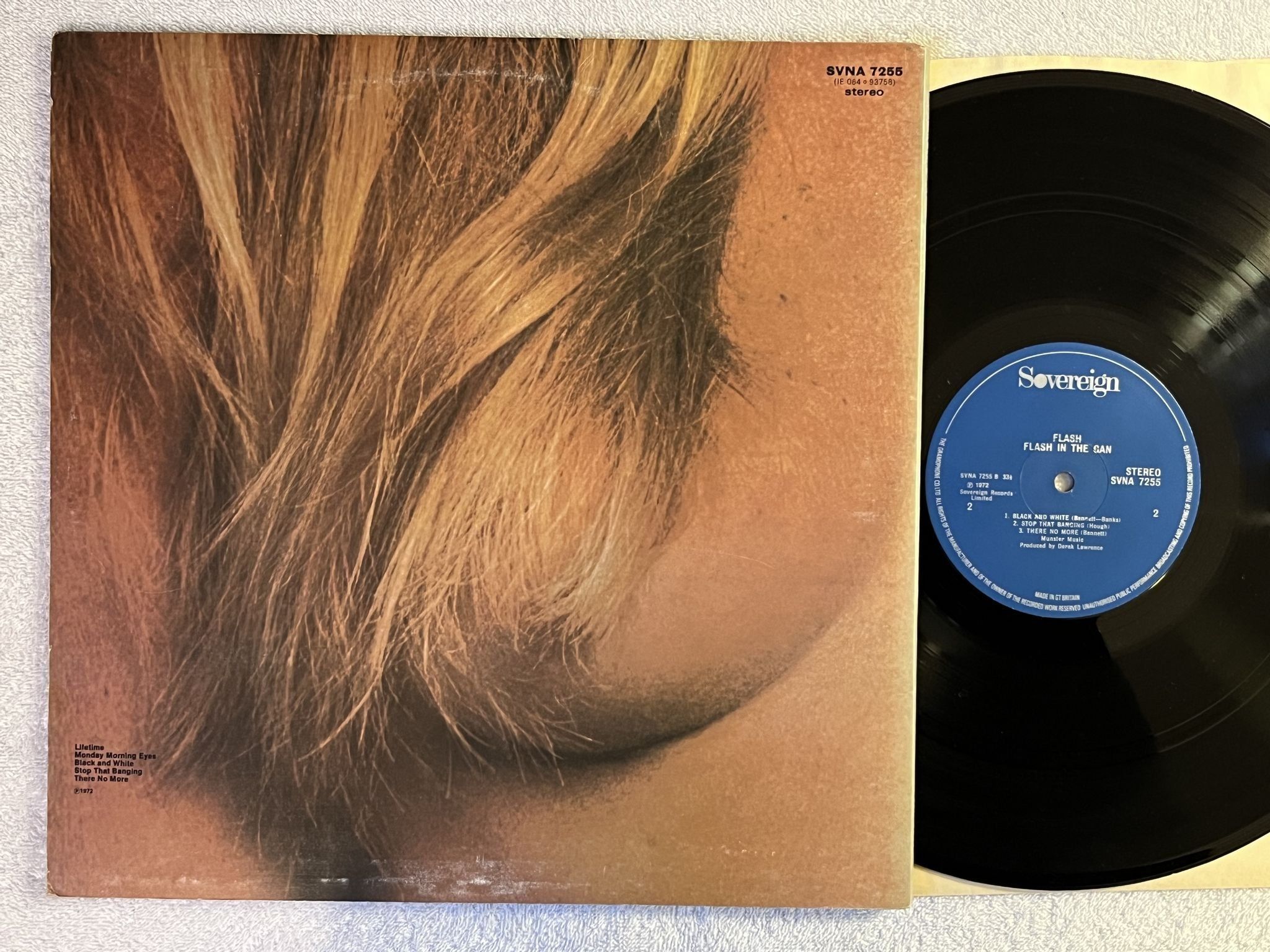 Omslagsbild för skivan FLASH flash in the can LP -72 UK SOVEREIGN SVNA 7255