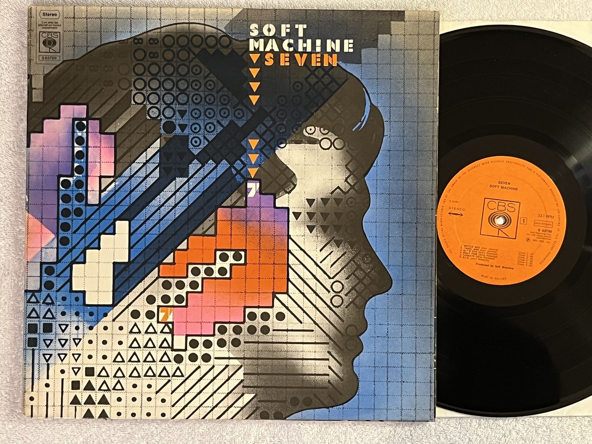 Omslagsbild för skivan SOFT MACHINE seven LP Hol CBS S 65799