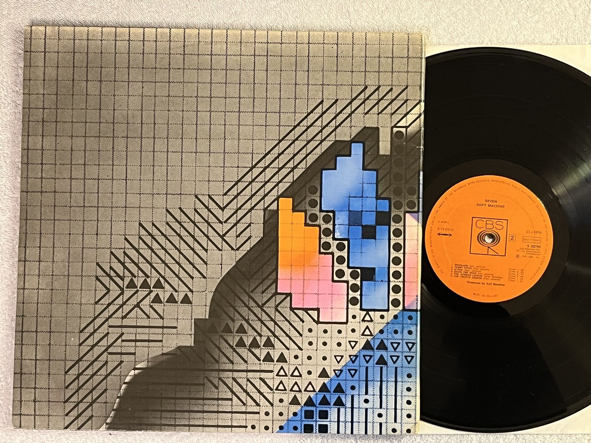 Omslagsbild för skivan SOFT MACHINE seven LP Hol CBS S 65799