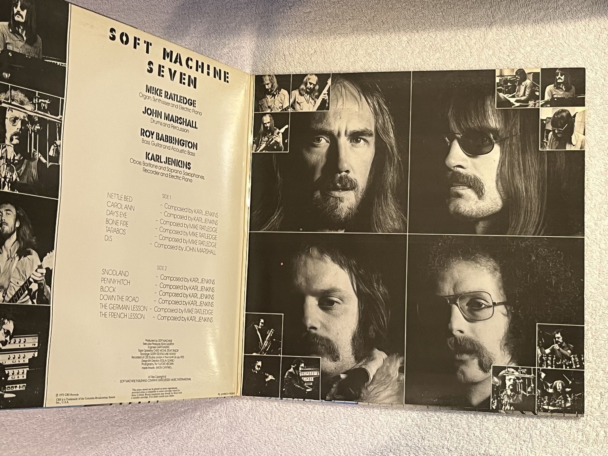 Omslagsbild för skivan SOFT MACHINE seven LP Hol CBS S 65799