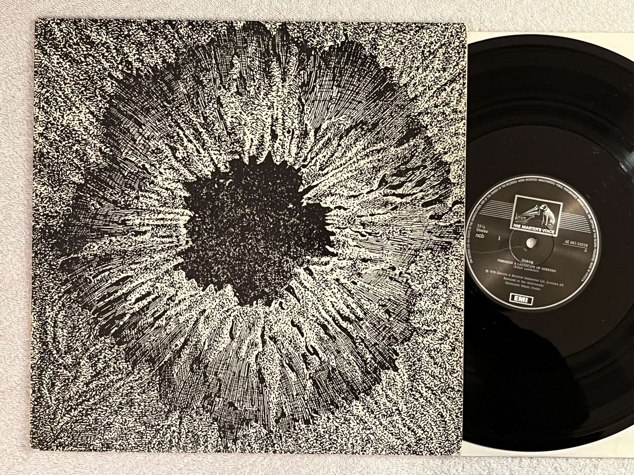 Omslagsbild för skivan RALPH LUNDSTEN Ölskog LP -70 Swe HIS MASTER'S VOICE 4 E 061-34216