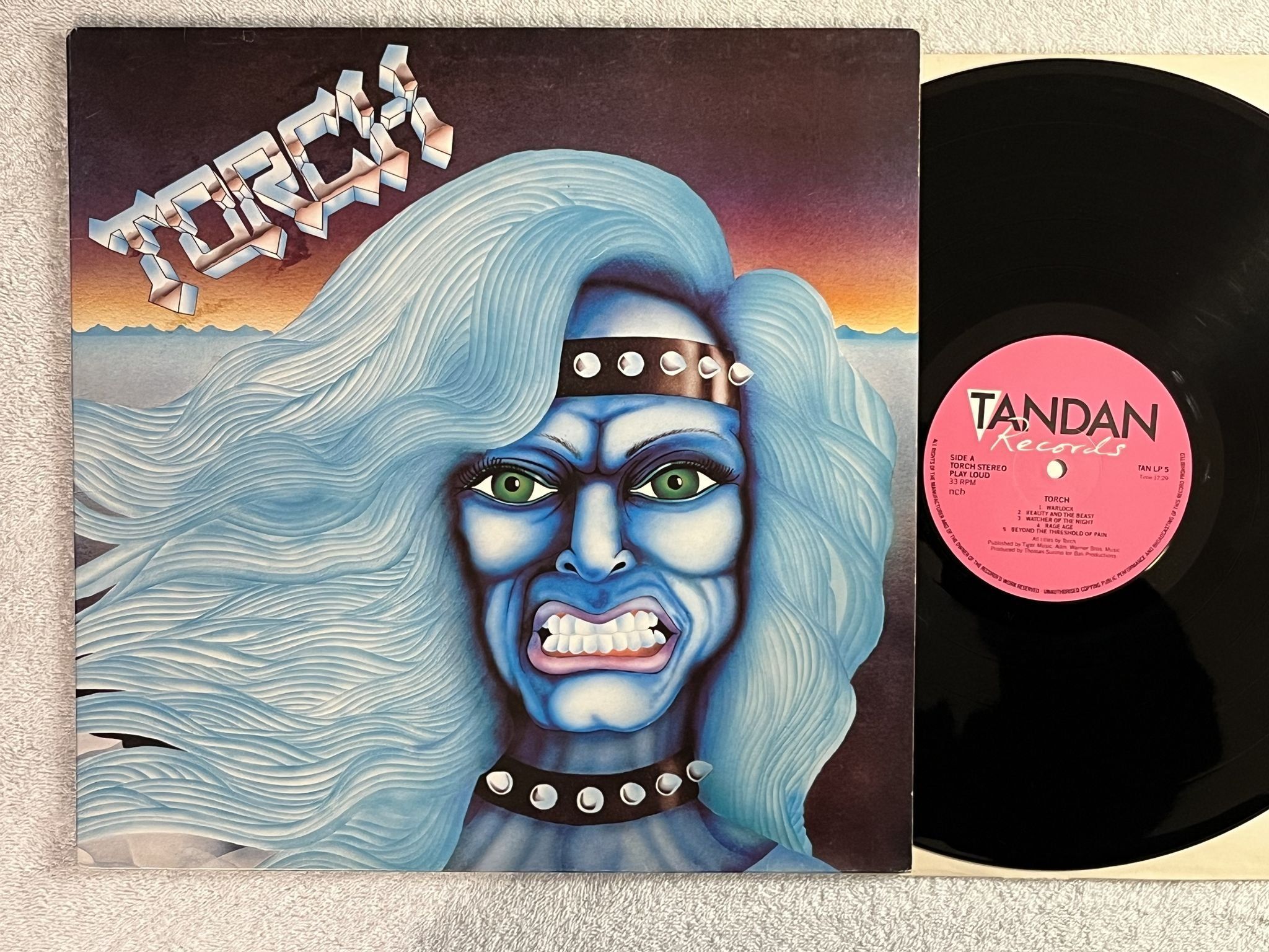 Omslagsbild för skivan TORCH s/t LP -83 Swe TANDAN TAN LP 5