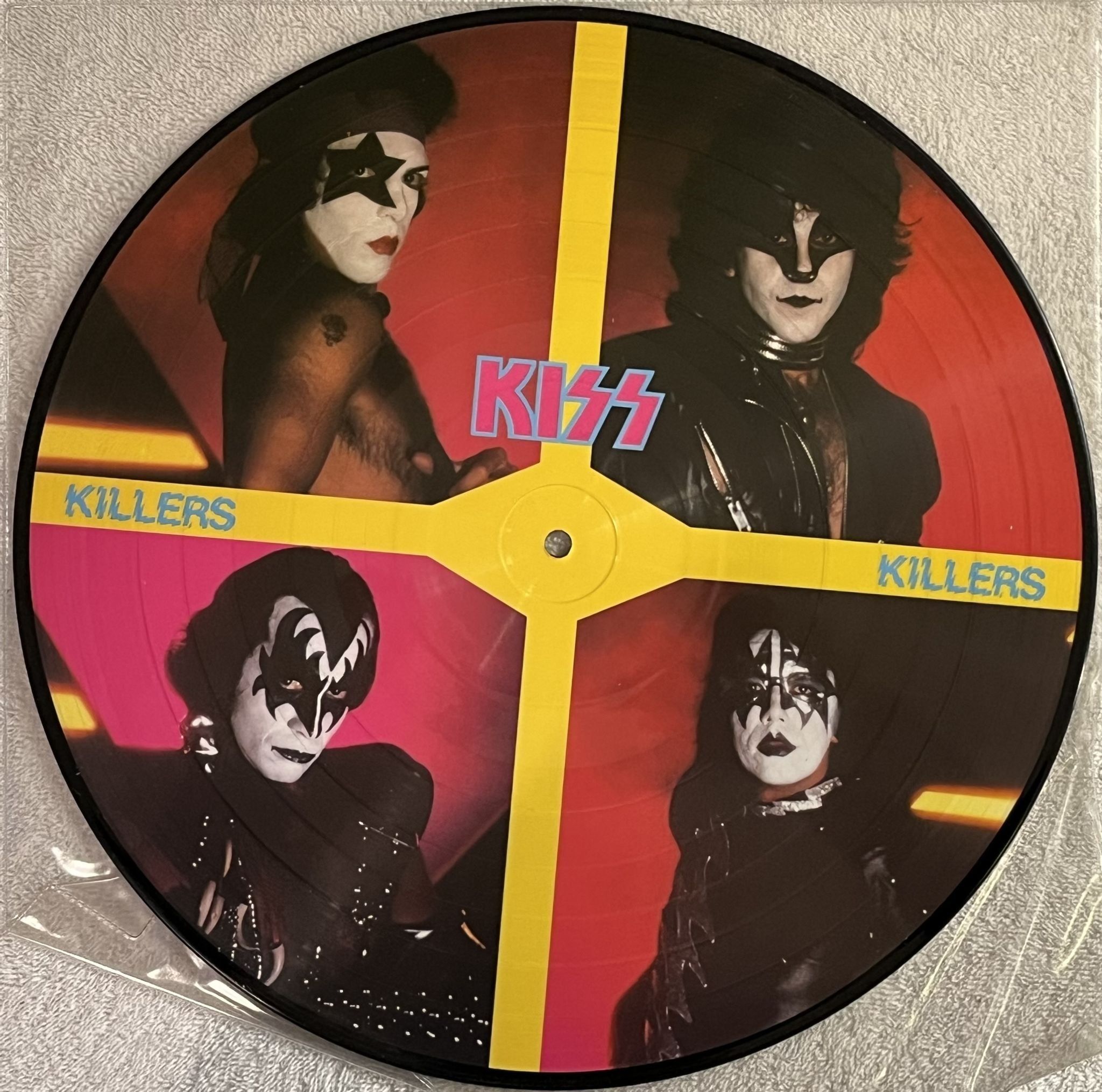 Omslagsbild för skivan KISS killers LP Numbered Picture Disc PIC 6302 193 **** MEGA RARE ****
