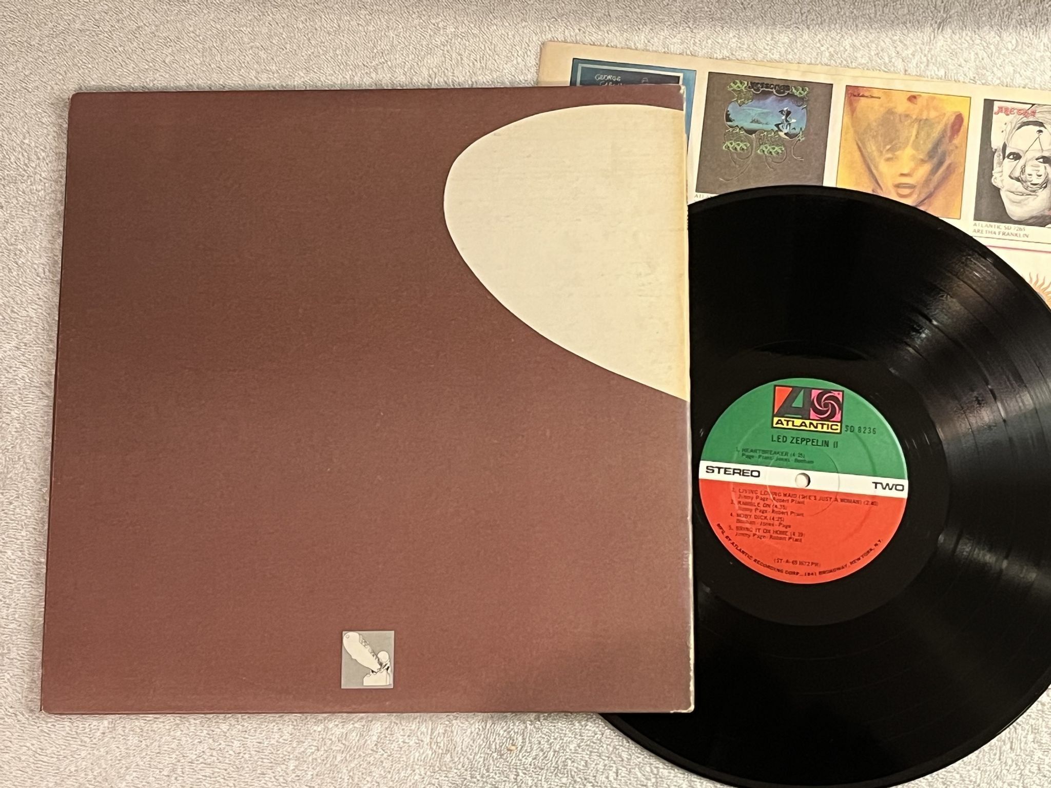 Omslagsbild för skivan LED ZEPPELIN II LP US ATLANTIC SD 8236 *** CLASSIC ***