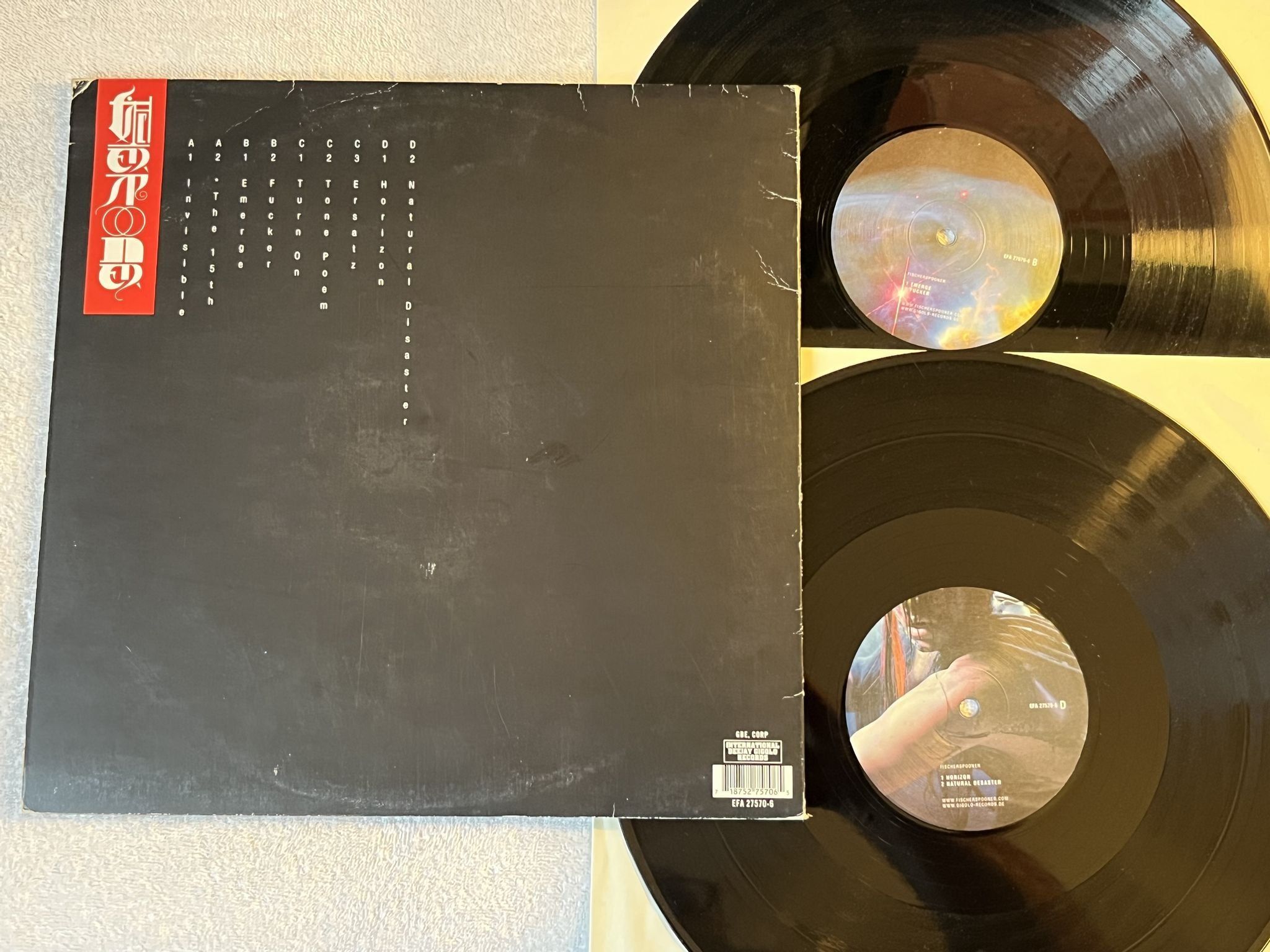 Omslagsbild för skivan FISCHERSPOONER #1 2xLP 2001 Ger GIGOLO 70 ** Rare electro***