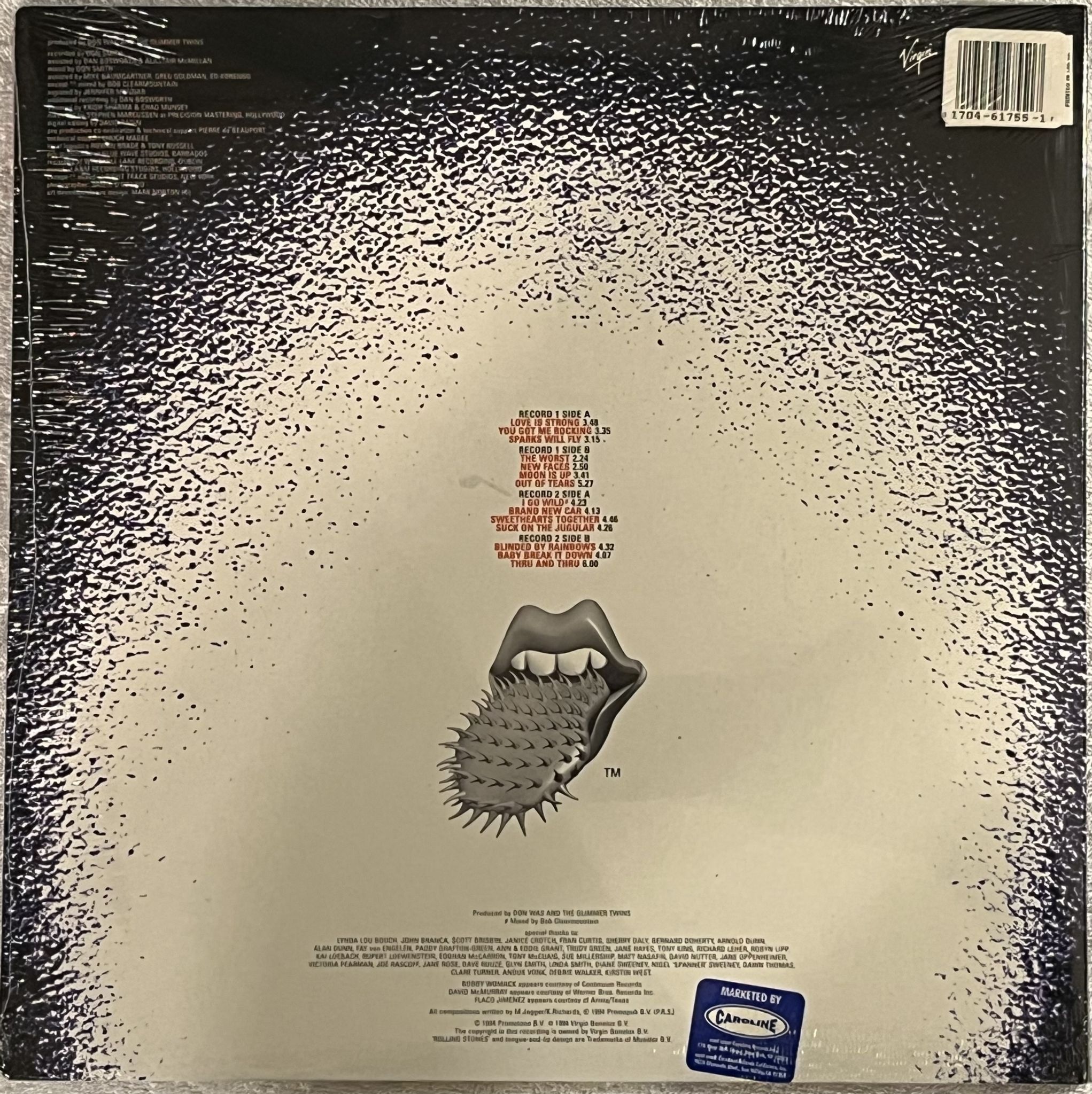 Omslagsbild för skivan THE ROLLING STONES Voodoo Lounge 2xLP -94 VIRGIN 7243 8 39782 1 2