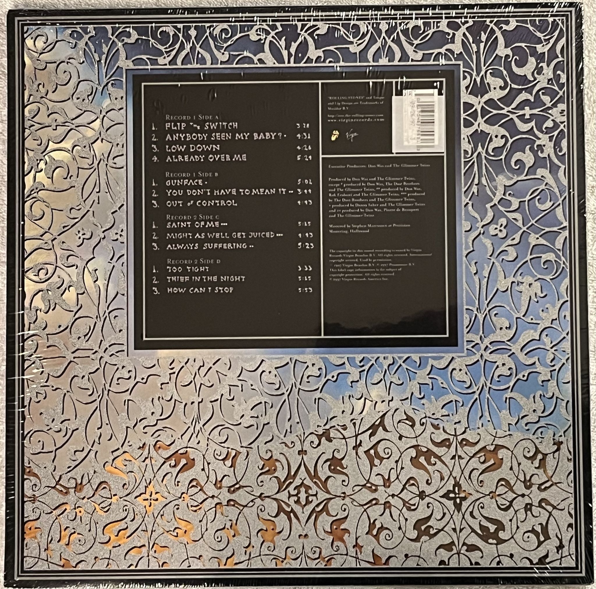 Omslagsbild för skivan THE ROLLING STONES Bridges To Babylon 2xLP VIRGIN 724384471217