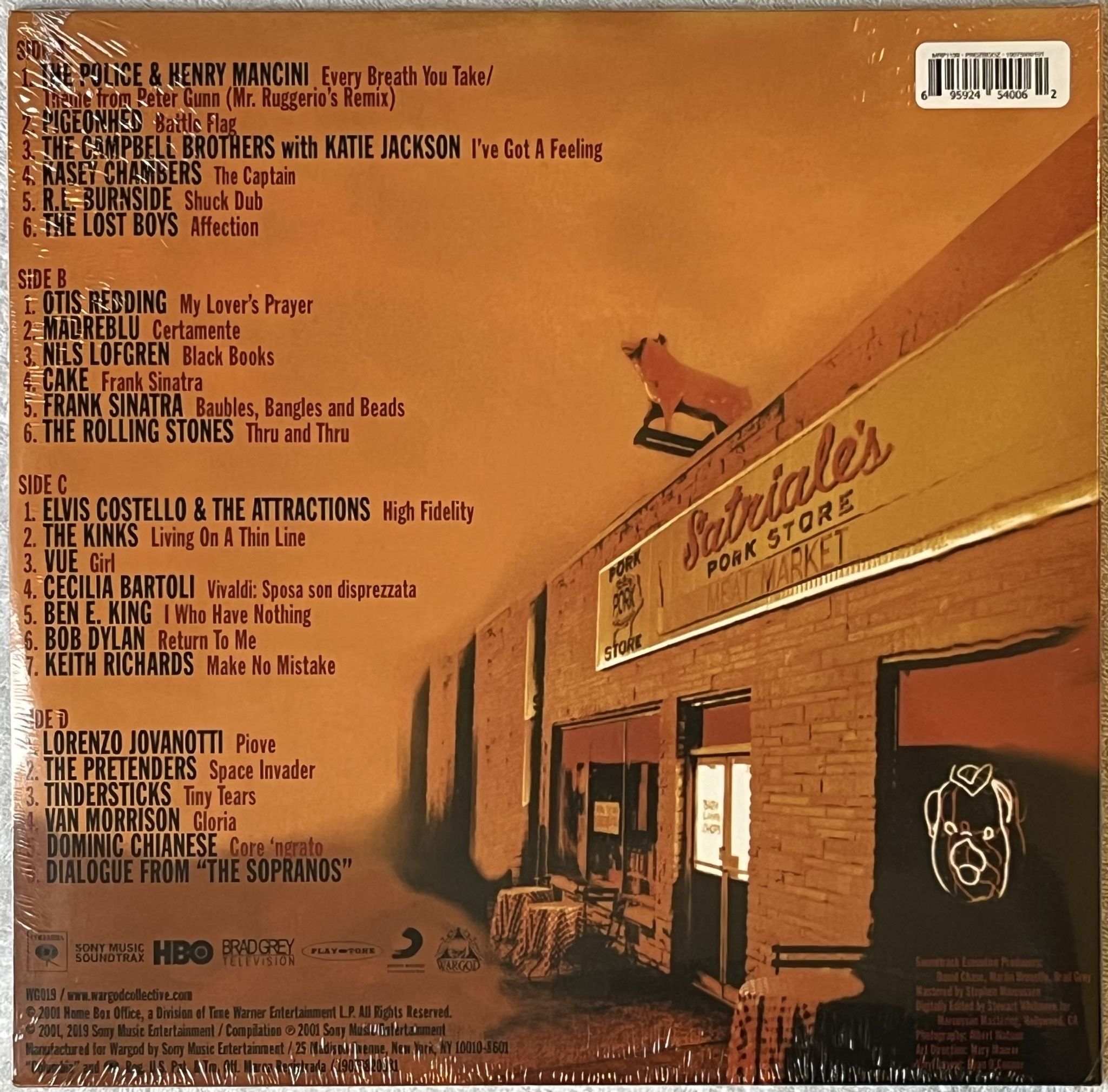 Omslagsbild för skivan V/A The Sopranos - Peppers & Eggs 2xLP 2019 US WARGOD WG019 ** SEALED **