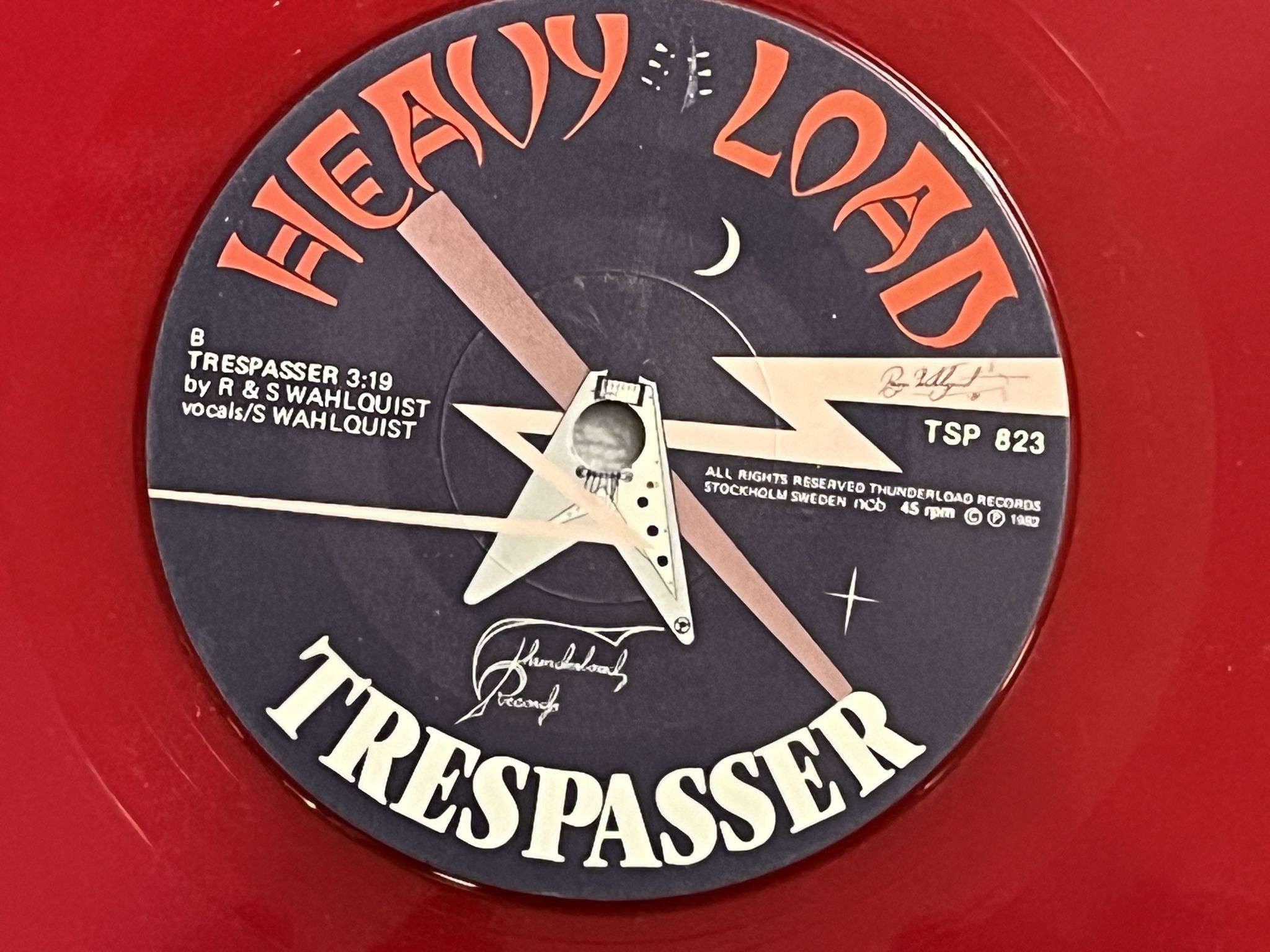 Omslagsbild för skivan HEAVY LOAD Death Or Glory LP + 7"single -82 THUNDERLOAD TLP 822 ** POSTER **