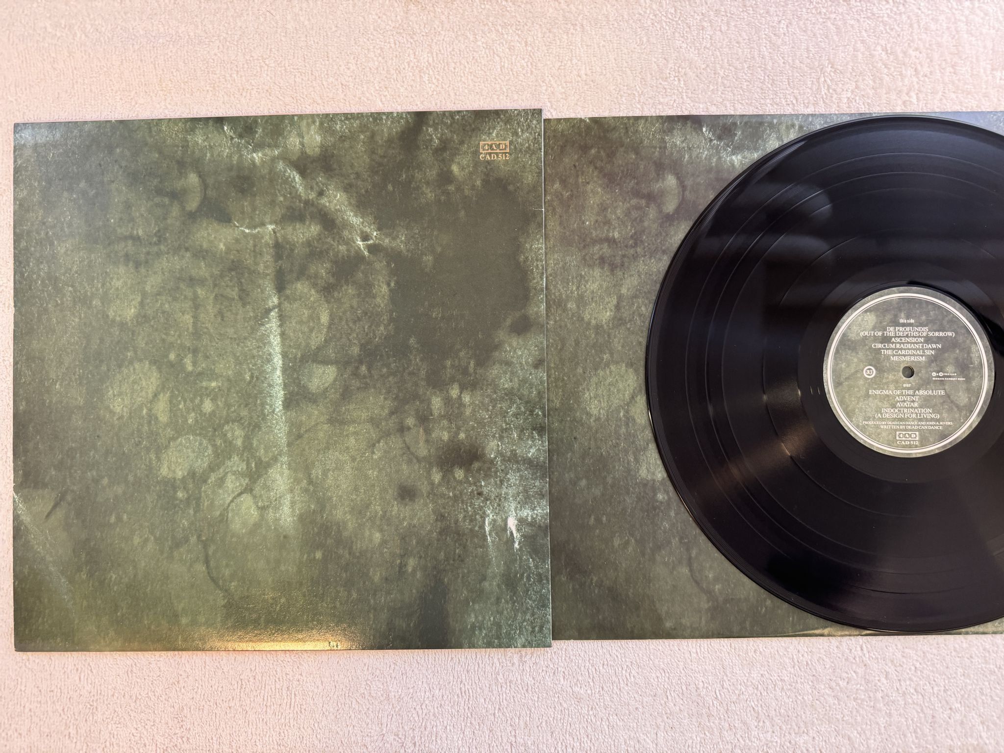 Omslagsbild för skivan DEAD CAN DANCE Spleen And Ideal LP -85 UK 4AED CAD 512