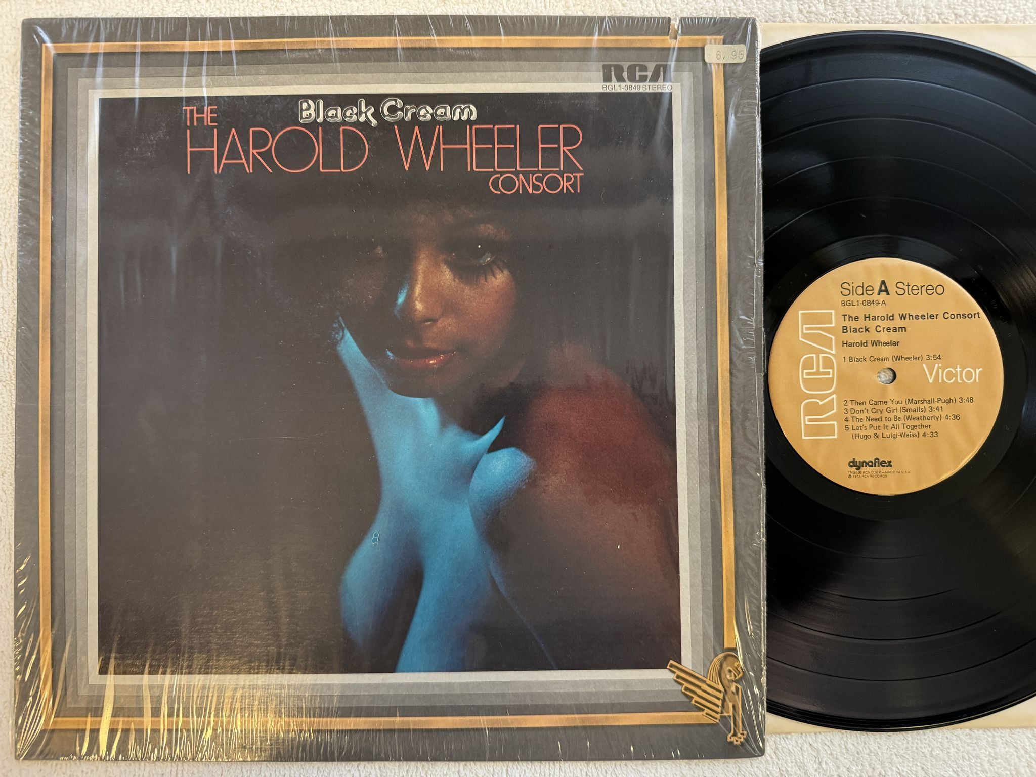 Omslagsbild för skivan THE HAROLD WHEELER CONSORT Black Cream LP -75 US RCA BGL1-0849