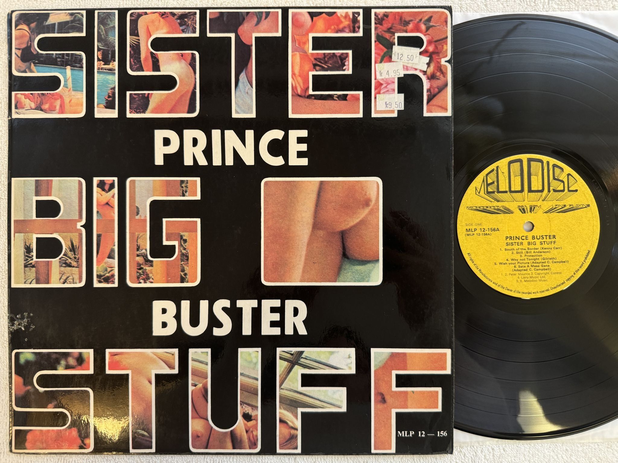 Omslagsbild för skivan PRINCE BUSTER Sister Big Stuff LP -72 UK MELODISC MLP 12-156