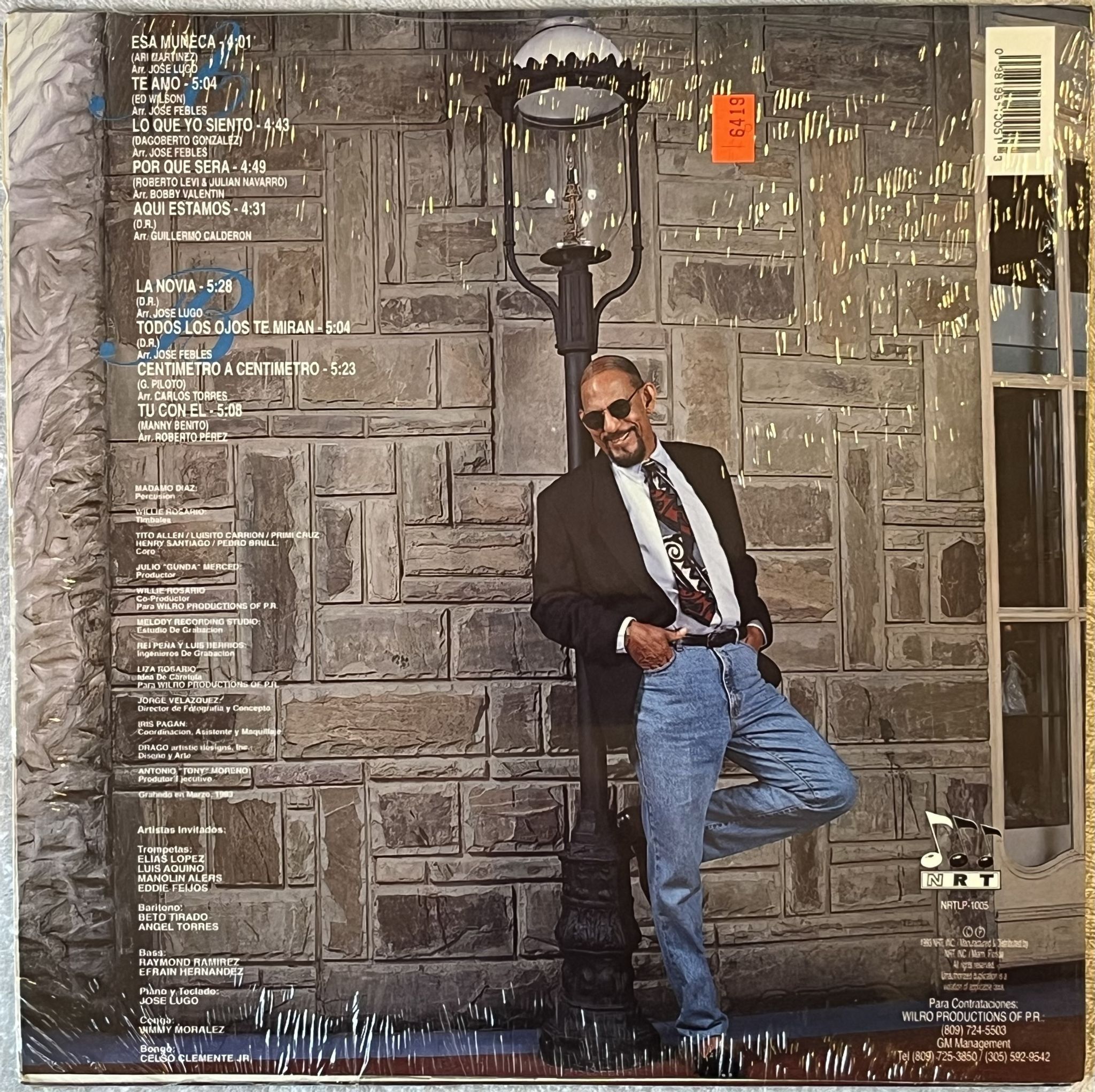 Omslagsbild för skivan WILLIE ROSARIO tradicion clasica LP -93 US NRT NRTLP-1005 ** SEALED SALSA **